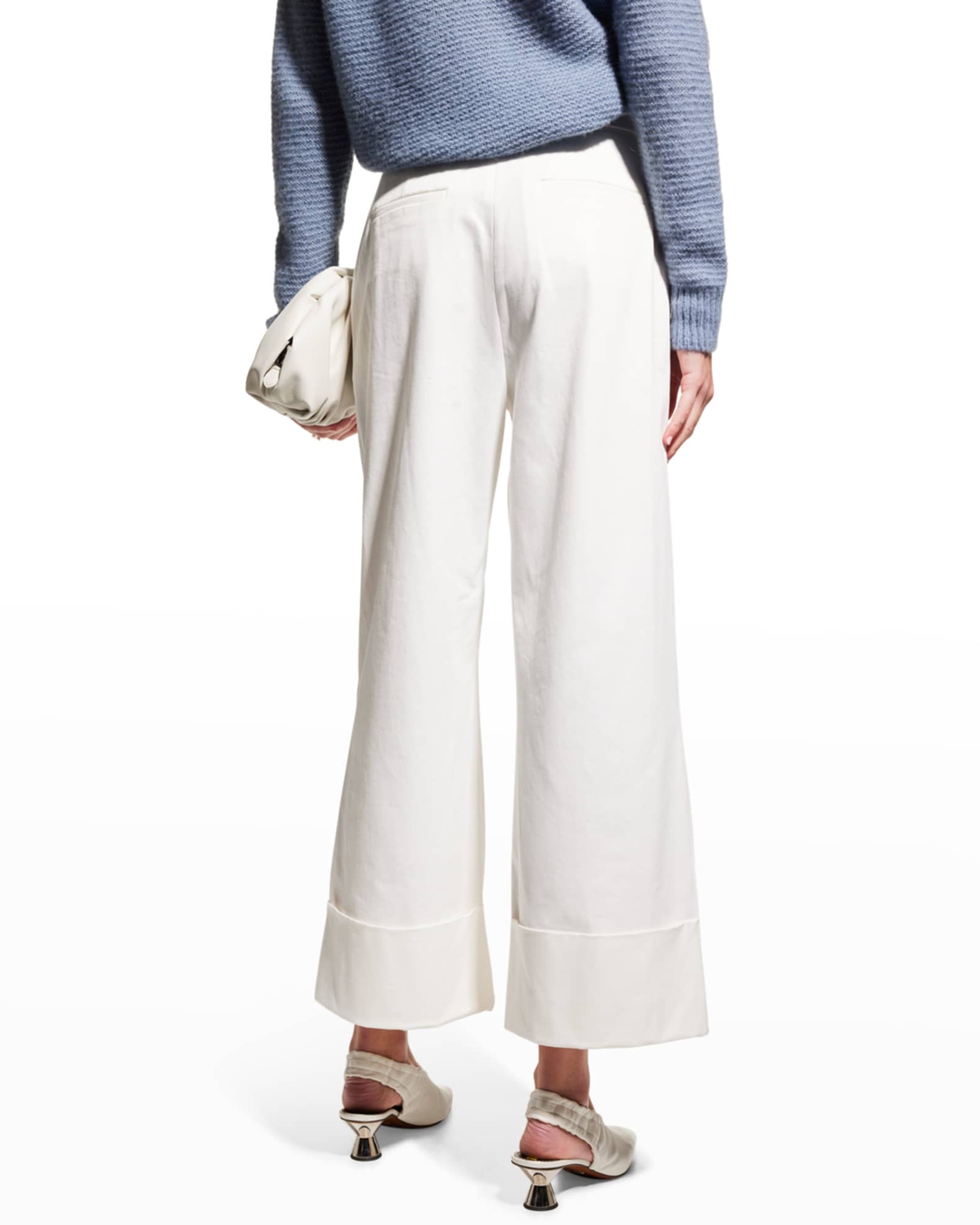 Max Mara Nigella Paper Bag Waist Belted Pants | Neiman Marcus