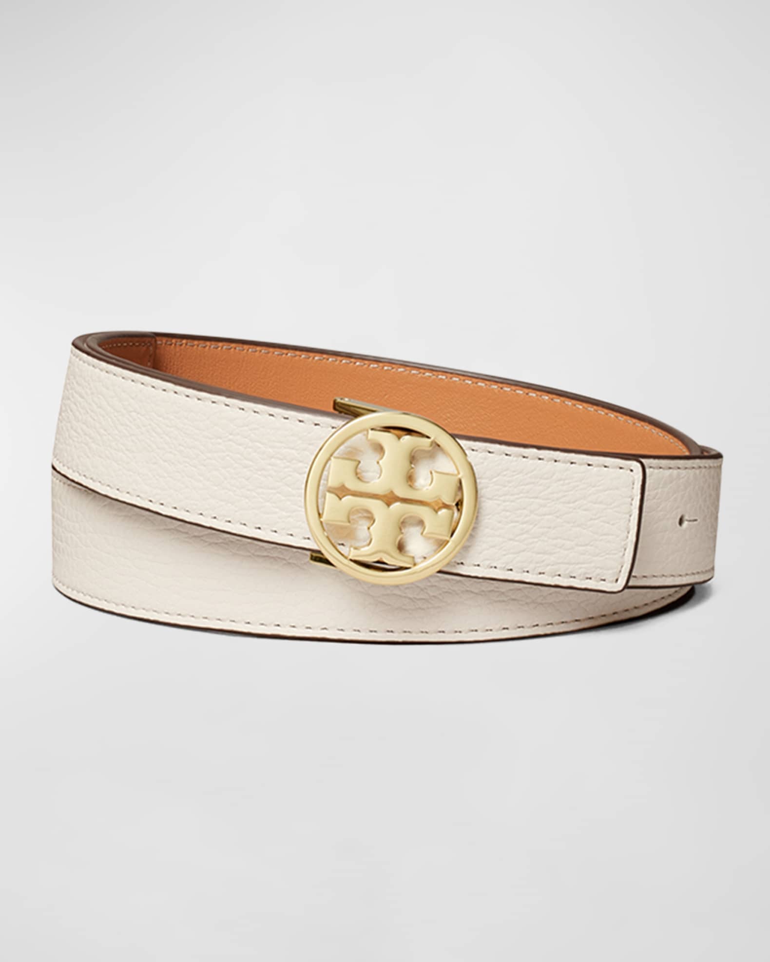 Tory Burch Miller Logo Reversible Belt | Neiman Marcus