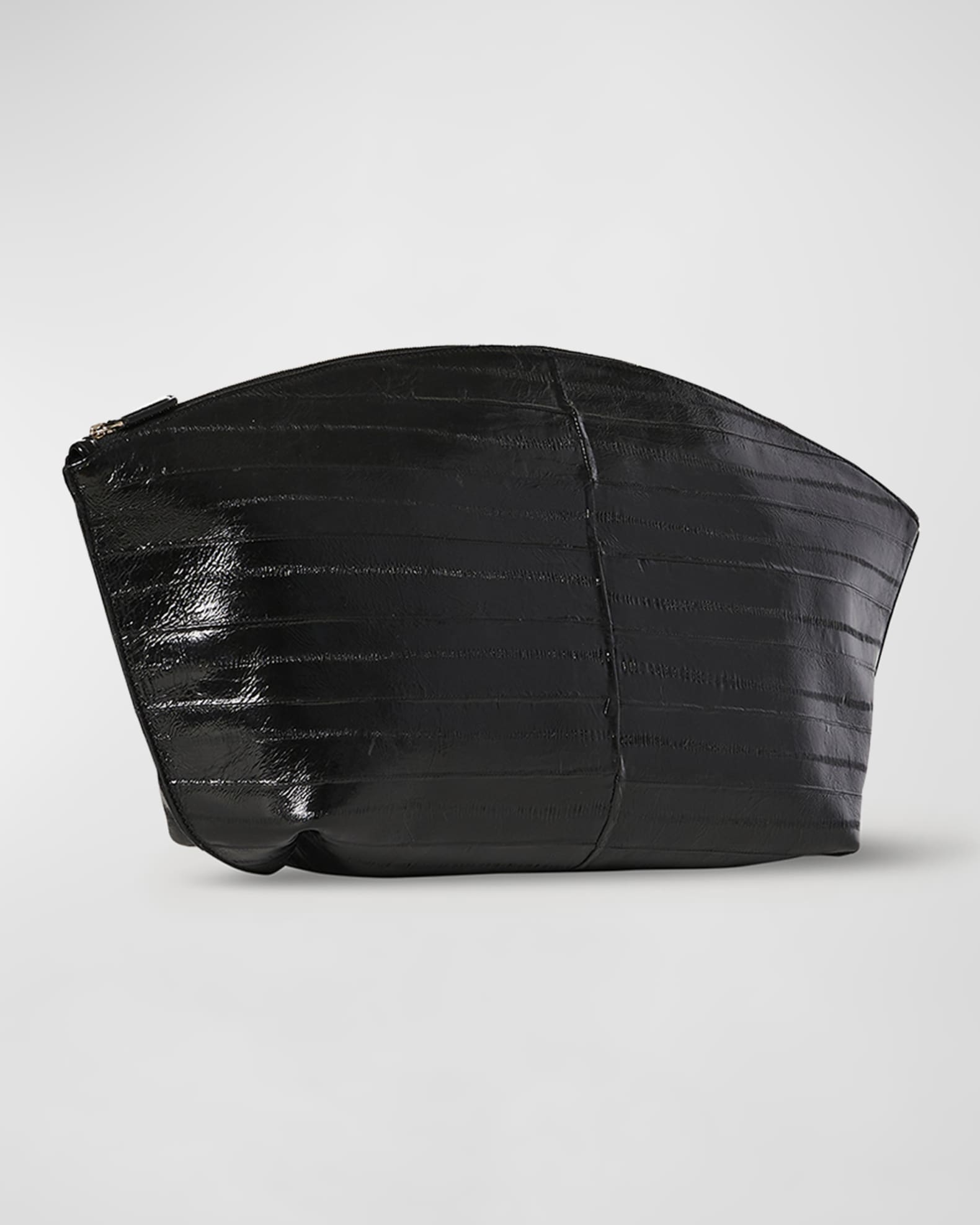 THE ROW Dante XL Clutch Bag in EelEmbossed Leather Neiman Marcus