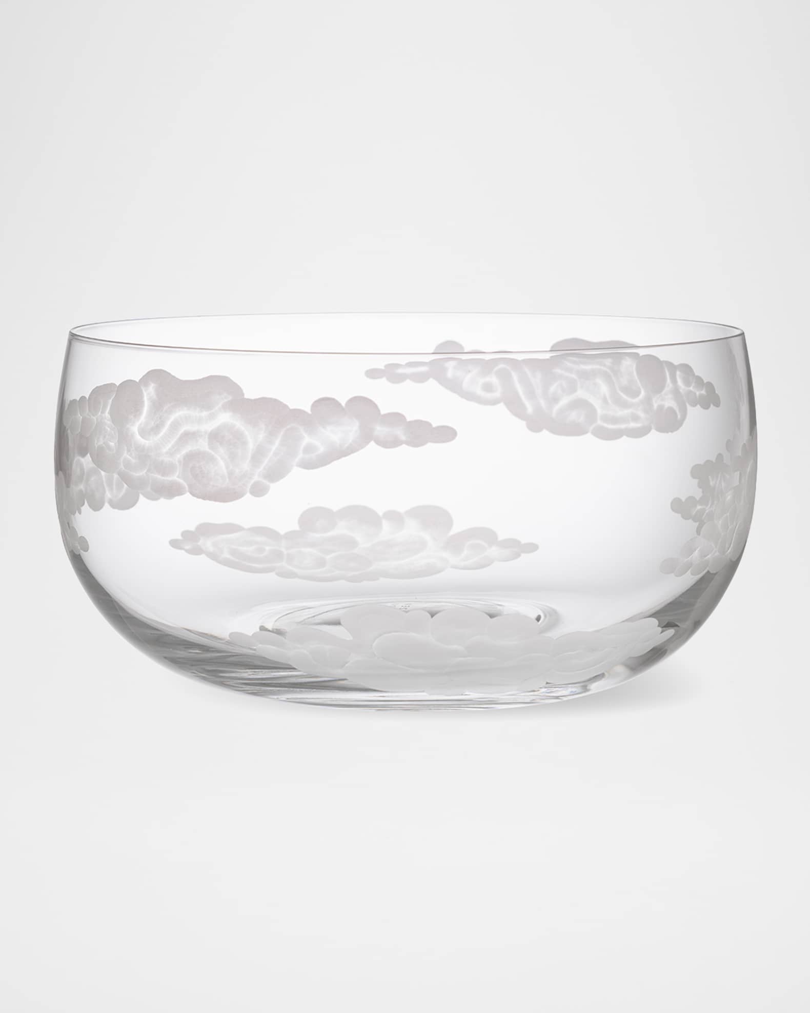 Large Clear Crystal Bowl 0