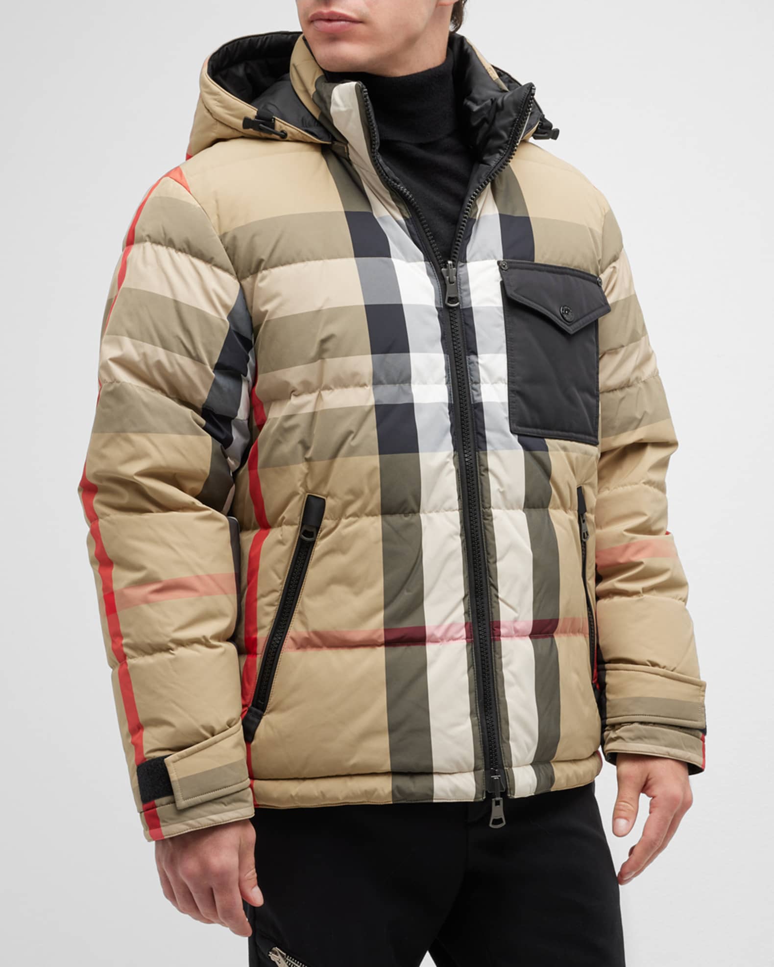 Burberry reversible down jacket hot sale
