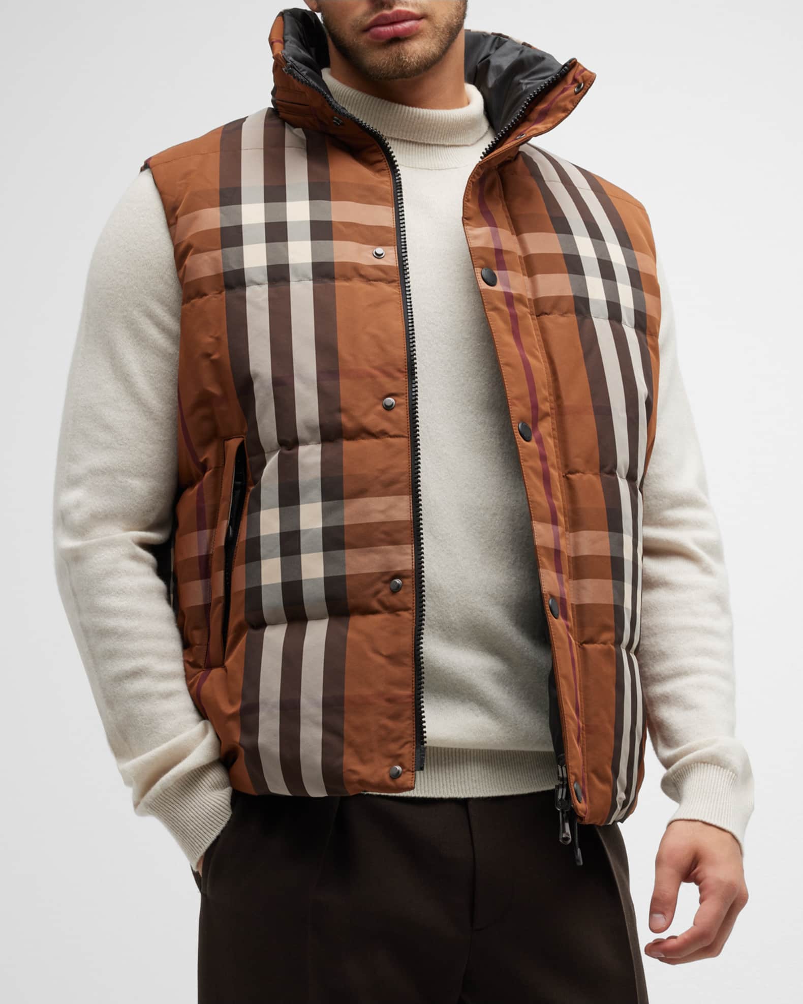 burberry vest mens