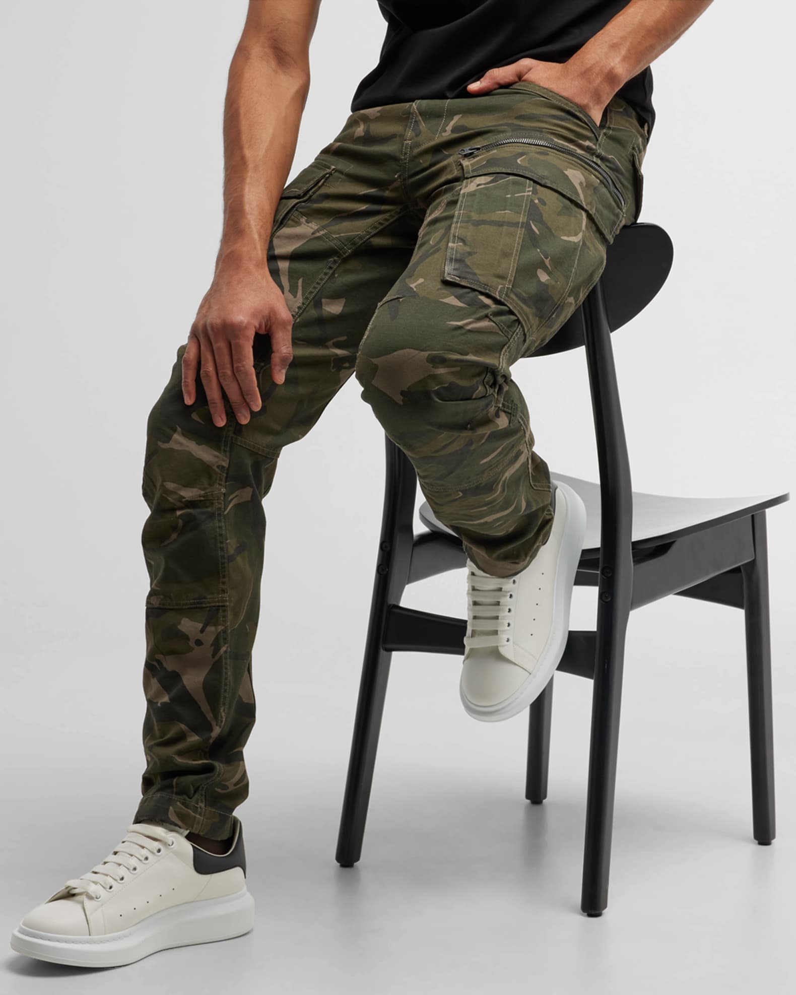 GSTAR RAW Men's Rovic 3D Tapered Camo Cargo Pants Neiman Marcus