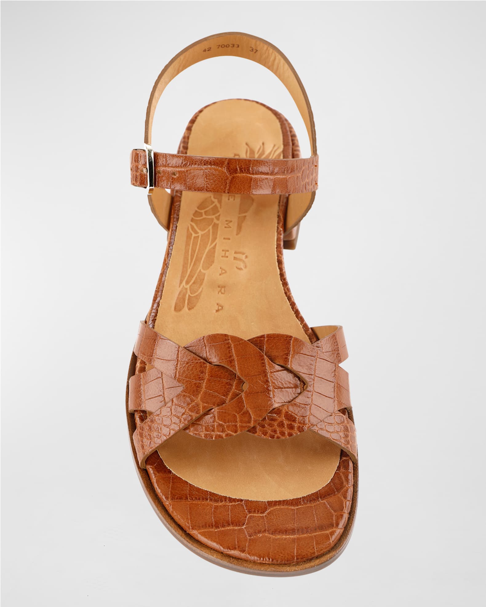 Chie Mihara Wagau Braided Flatform Sandal Neiman Marcus 