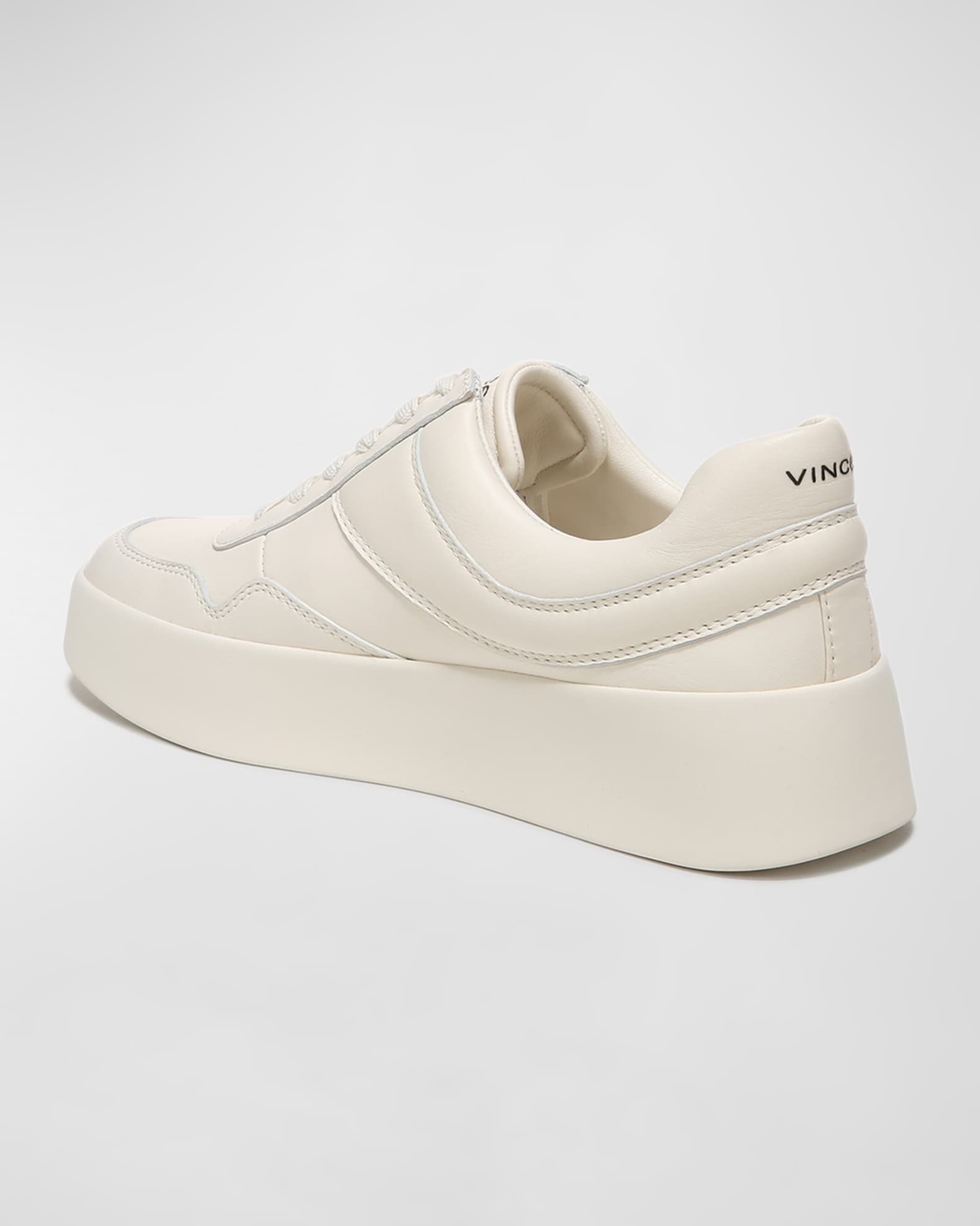Vince Warren Court Leather Low Top Sneakers Neiman Marcus
