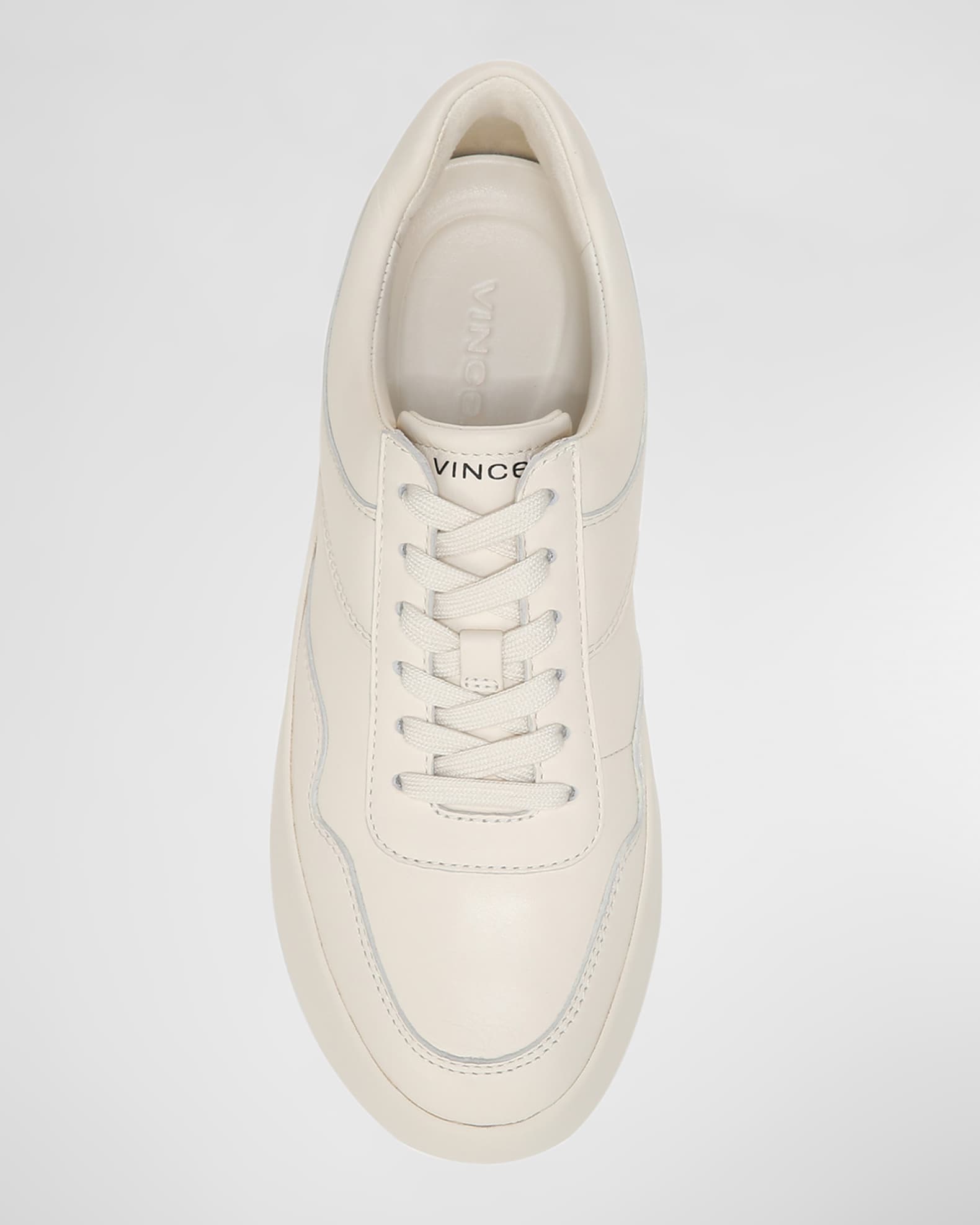 Vince Warren Court Leather Low Top Sneakers Neiman Marcus
