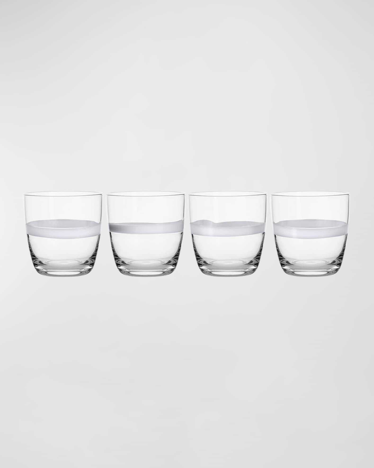 Fitz & Floyd Organic Band Double Old Fashioned Glasses - Set of 4 ...