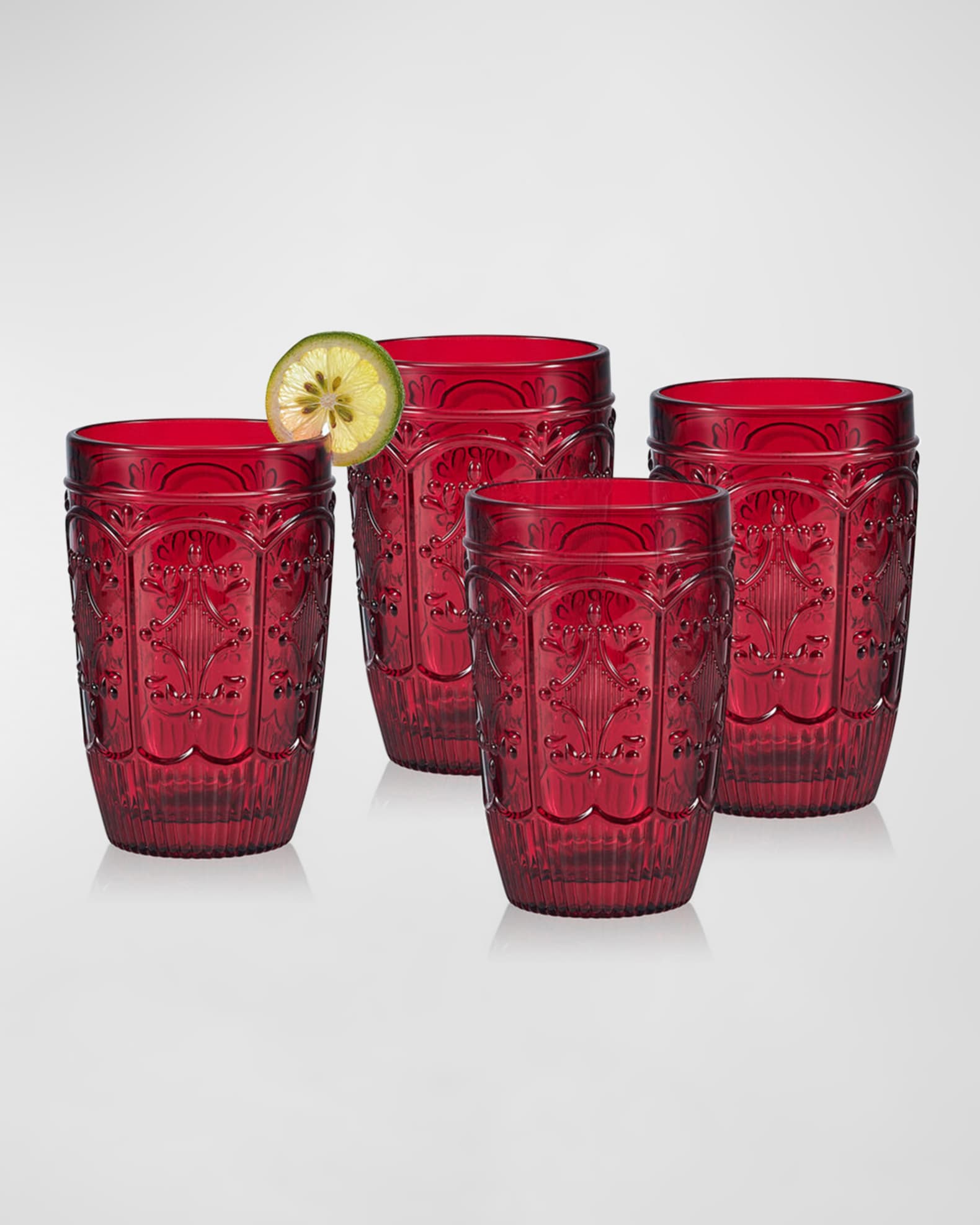 Fitz & Floyd Trestle Highball Glasses Set of 4 Neiman Marcus