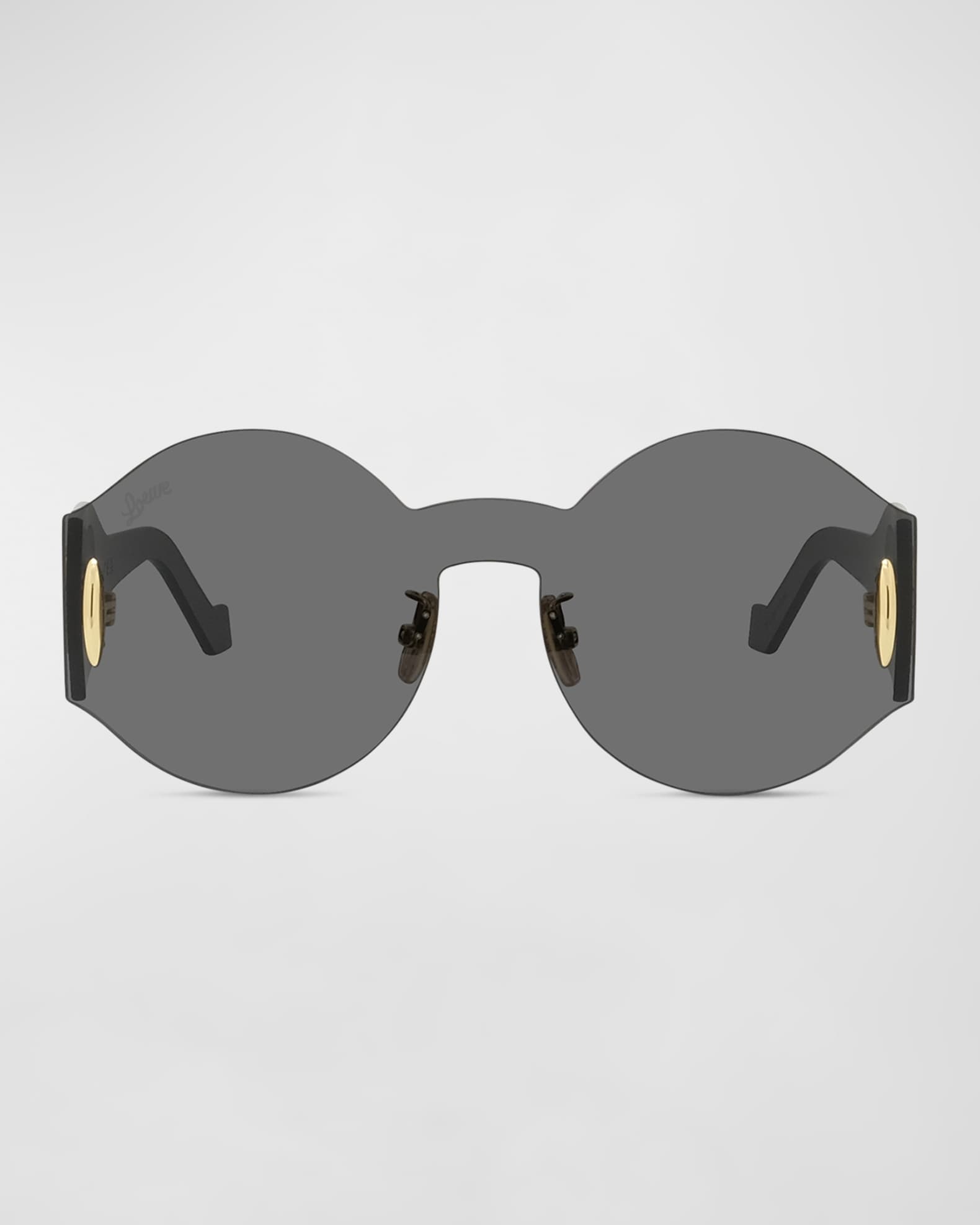 Loewe Round Nylon Shield Sunglasses Neiman Marcus