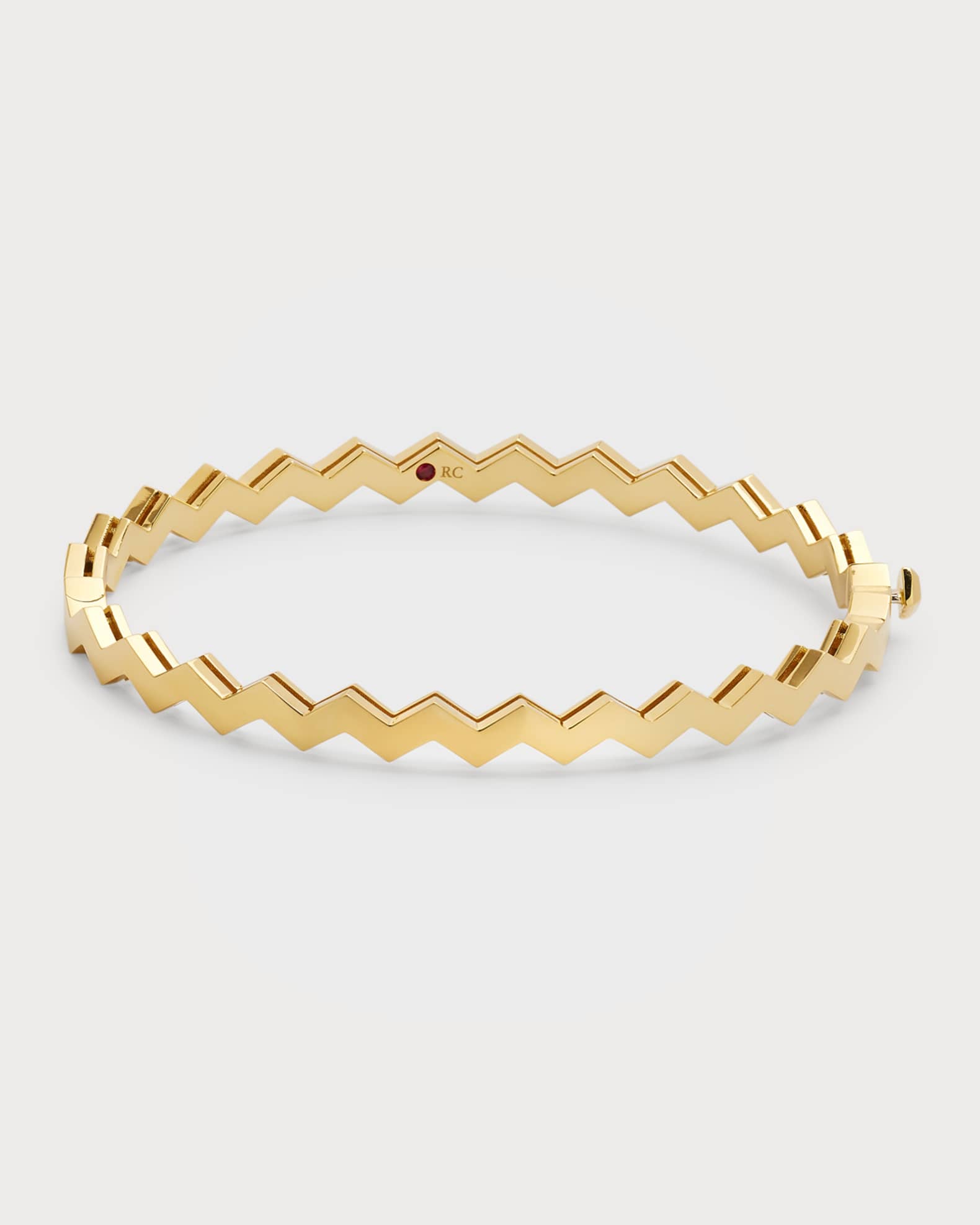 Roberto Coin 18K Yellow Gold Bangle, 48x58mm