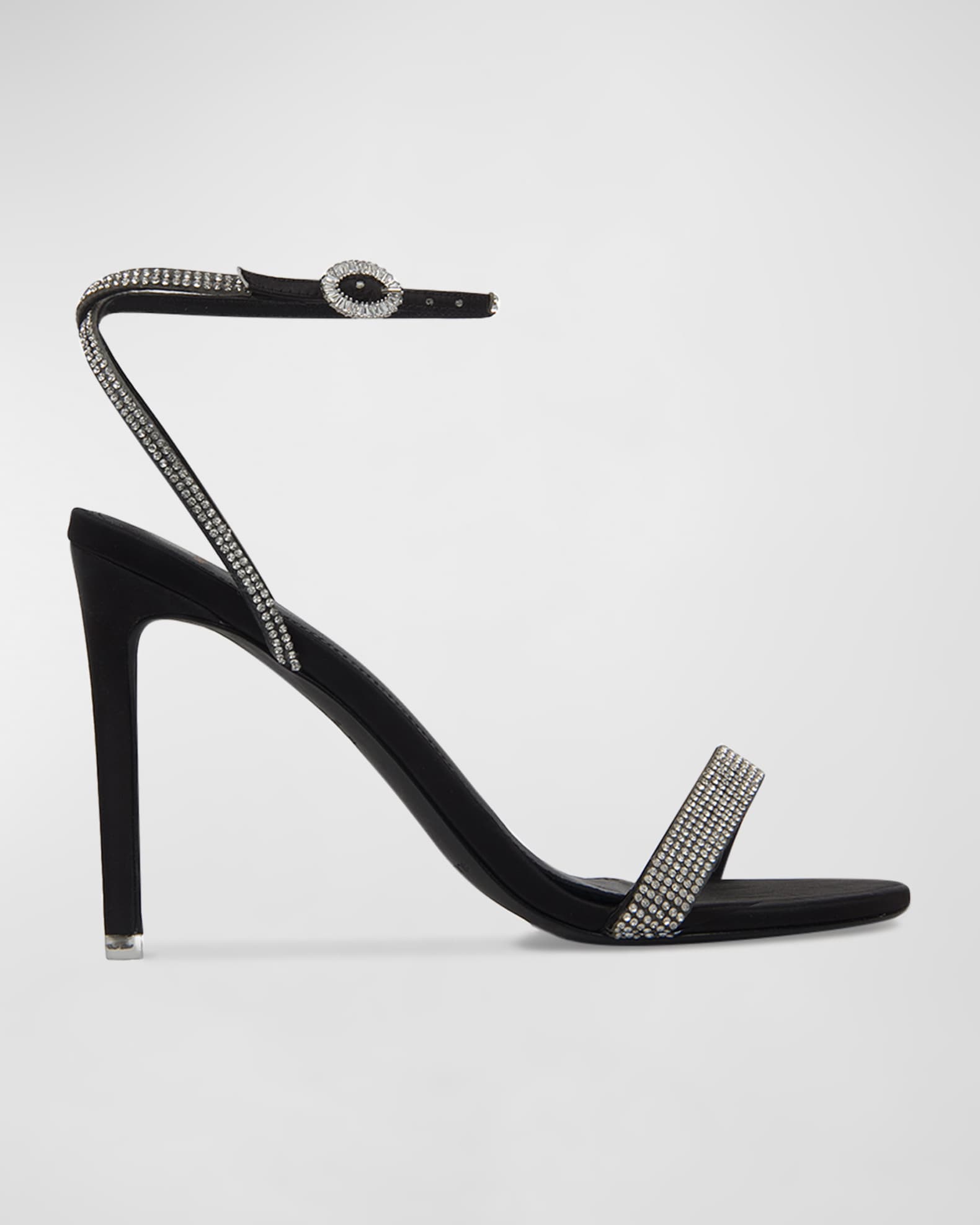 Rhinestone Ankle Strap Sandals