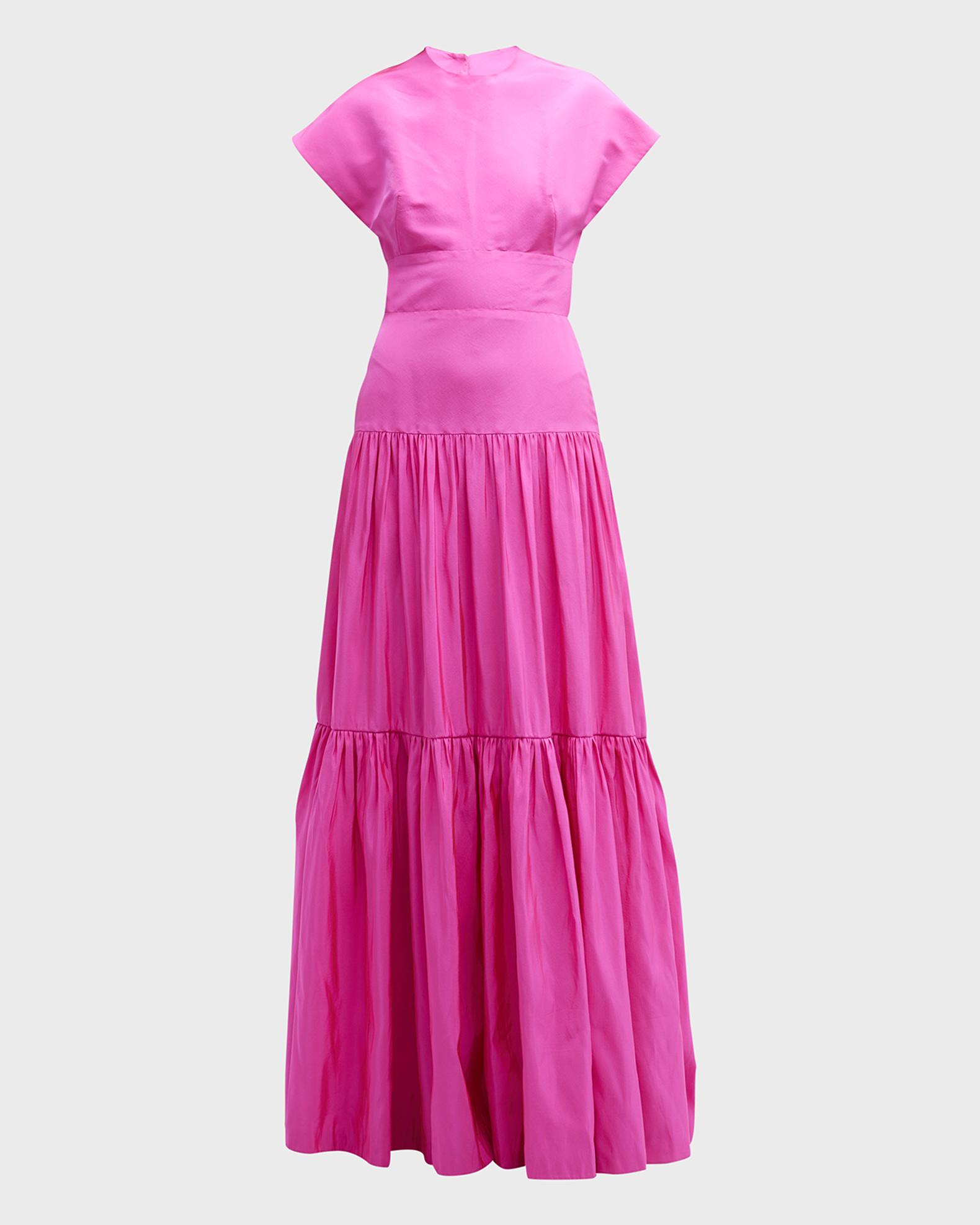 Robe Lela Rose Rose Faille Blush - Taille 6 - 100% Soie - Sans Manches - Neuf Avec étiquettes