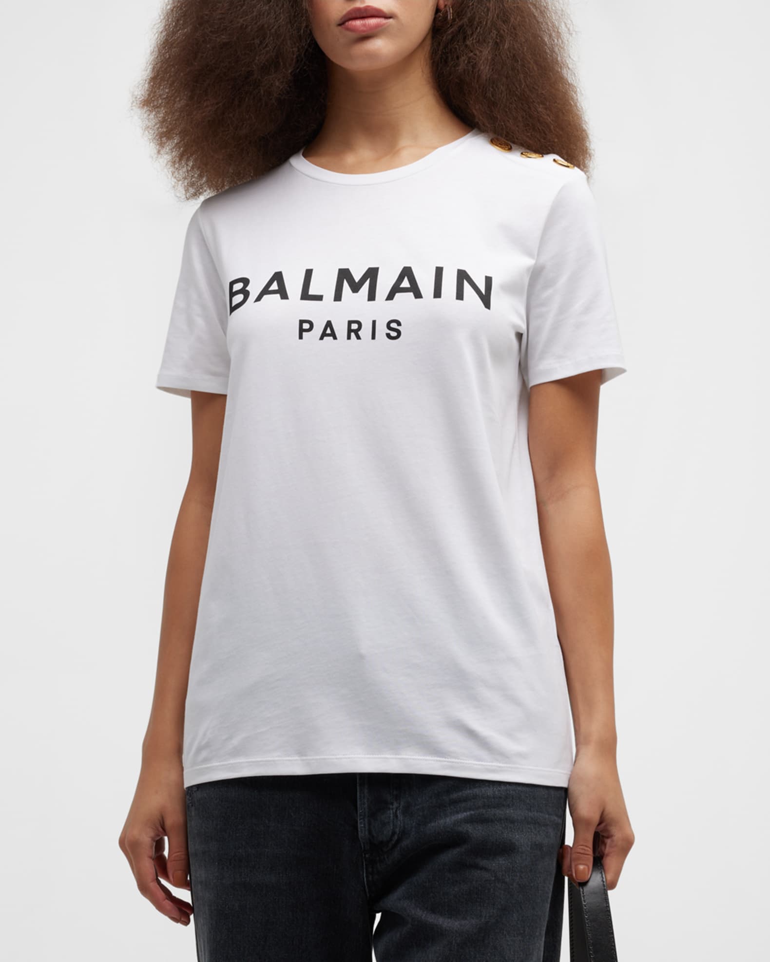 【BALMAIN】Paris ロゴ Tシャツ ‐3色 *送料込 BALMAIN - ○新品/正規品○ BALMAIN Paris ロゴ プリント T