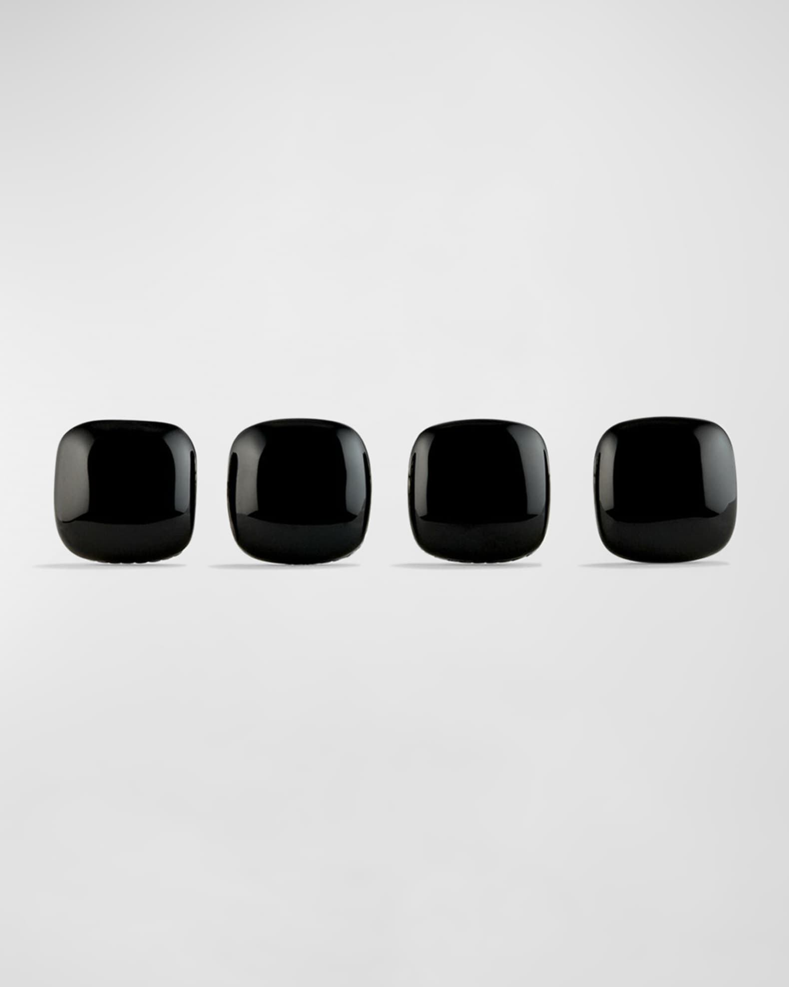 Me's Streamline Cushion Onyx Shirt Studs 0