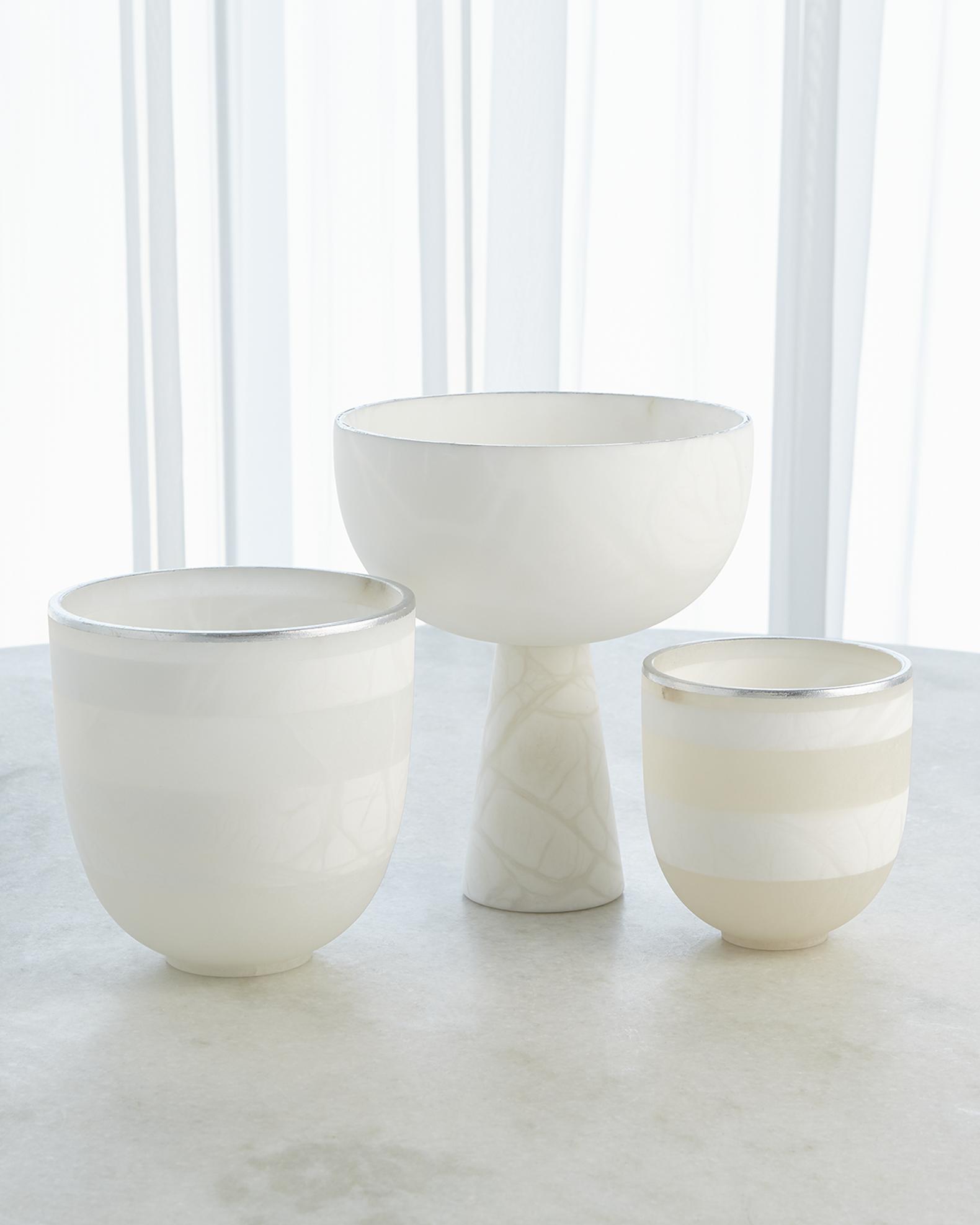 Striped Alabaster Bowls | Neiman Marcus