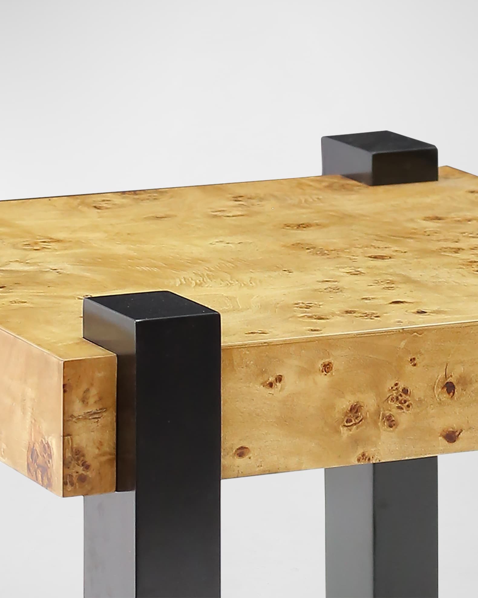 Marla Burlwood End Table Neiman Marcus