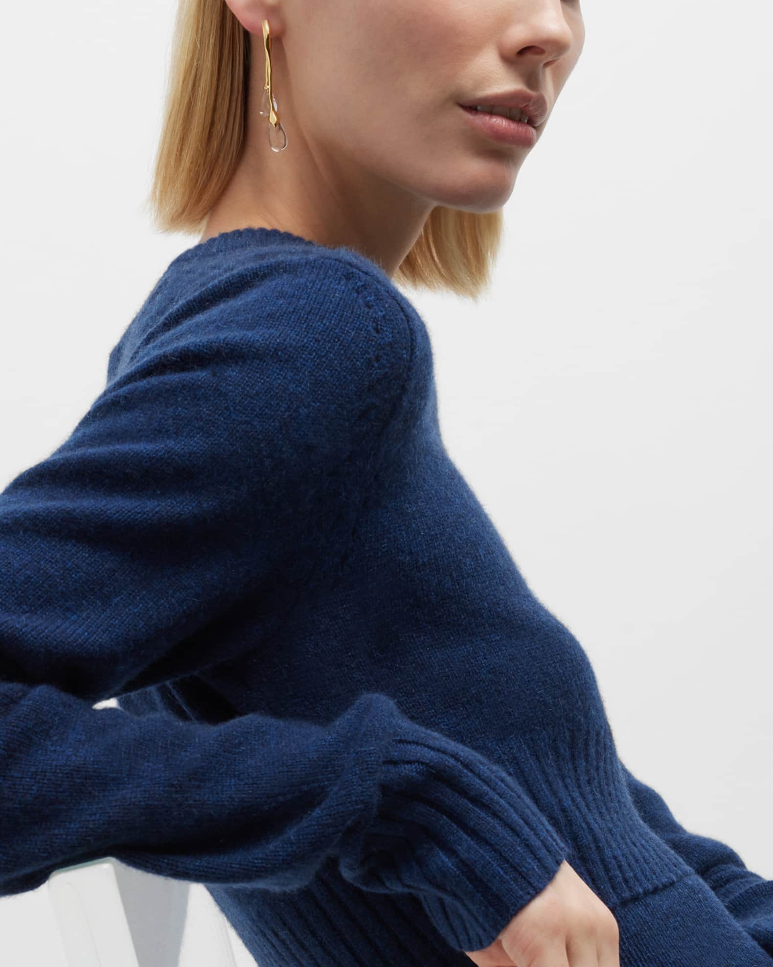 Alexis Bittar Lucite Front-Back Double Drop Earrings | Neiman Marcus