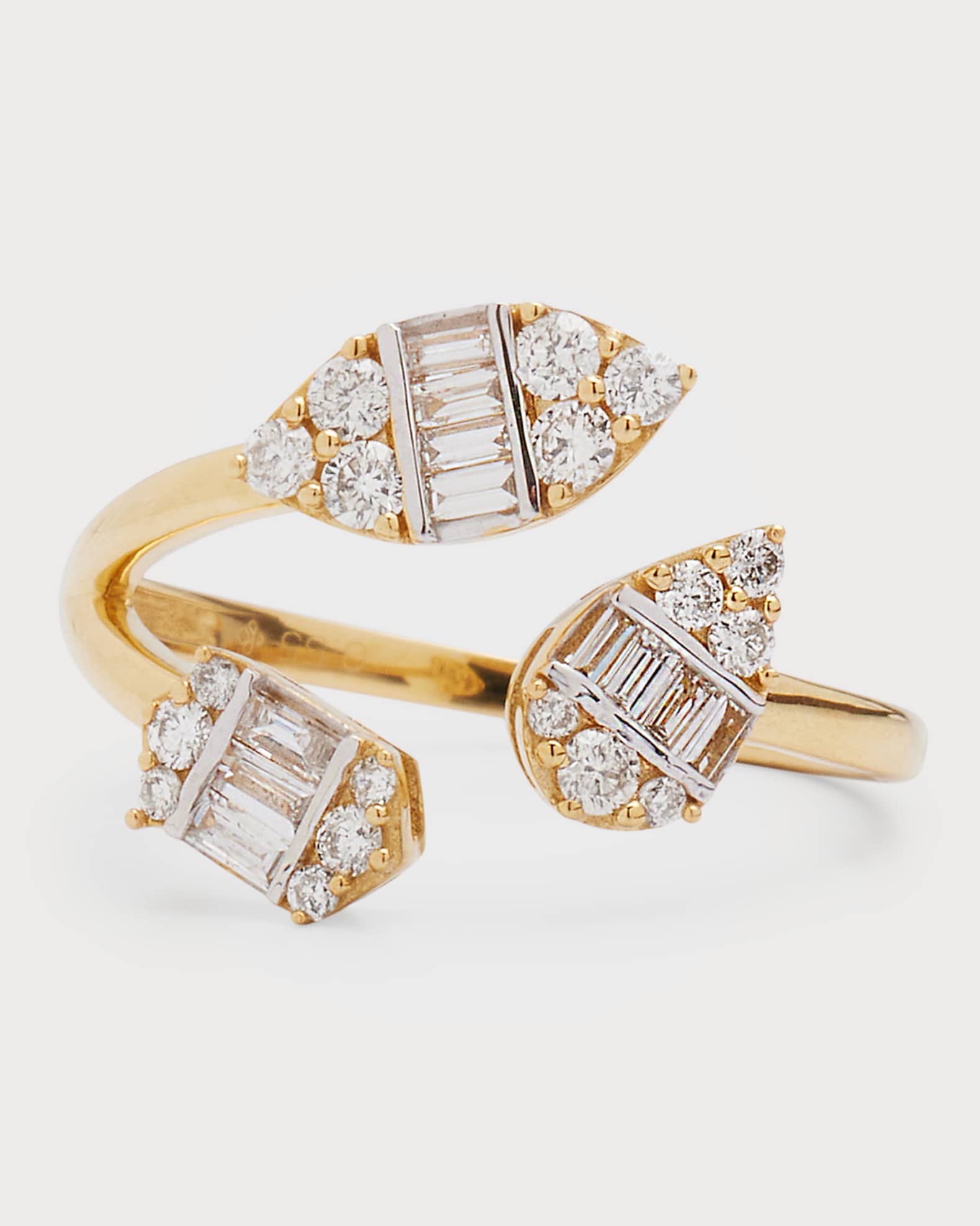 Callie 3 Shape Diamond Ring, Size 7 0