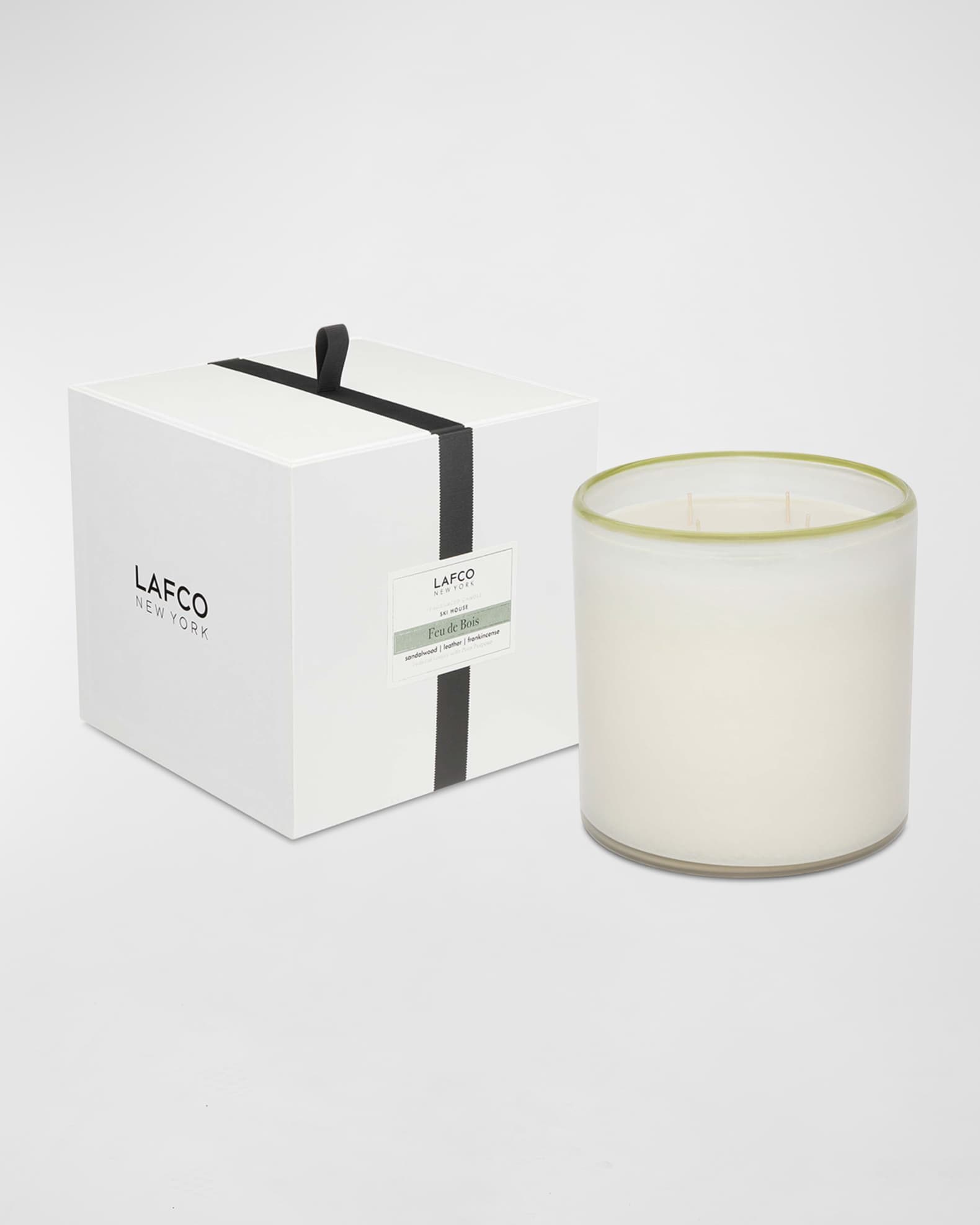 LAFCO New York Feu de Bois Luxe 4Wick 86oz Candle Neiman Marcus
