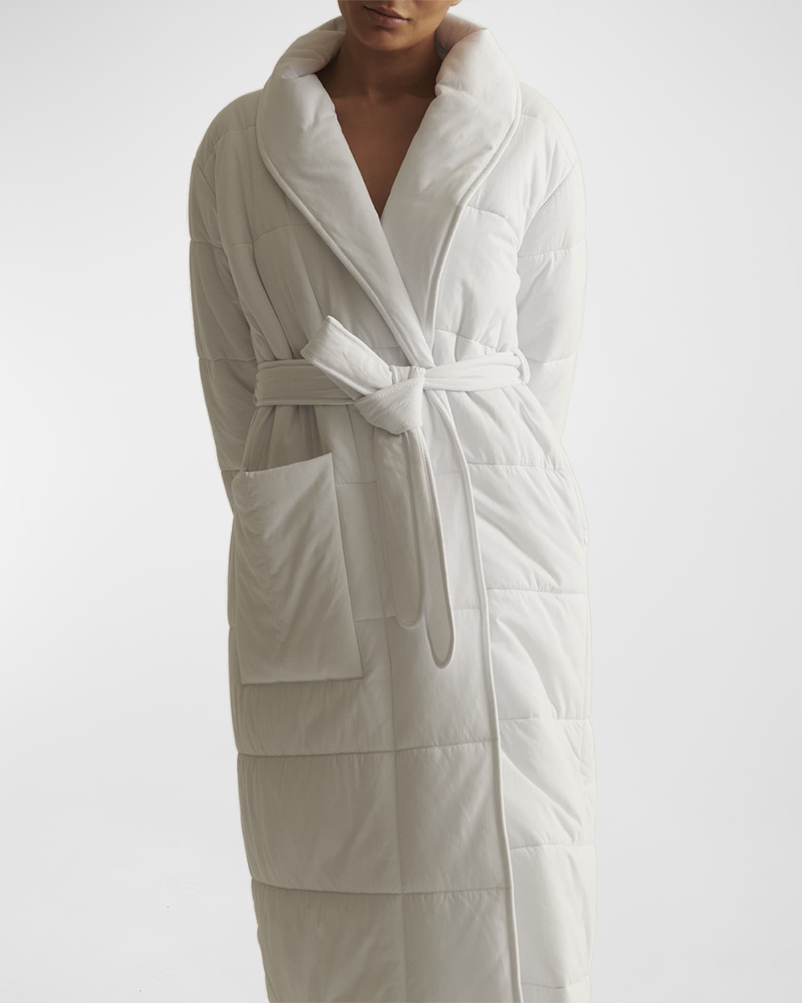 Skin Sierra Quilted Duvet Robe Neiman Marcus
