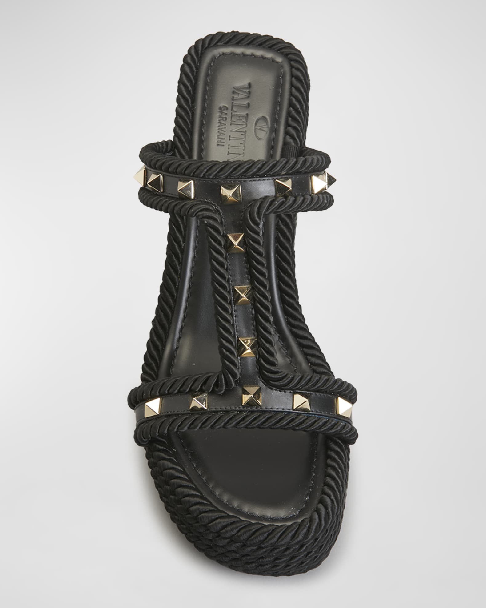 Valentino wedges black on sale