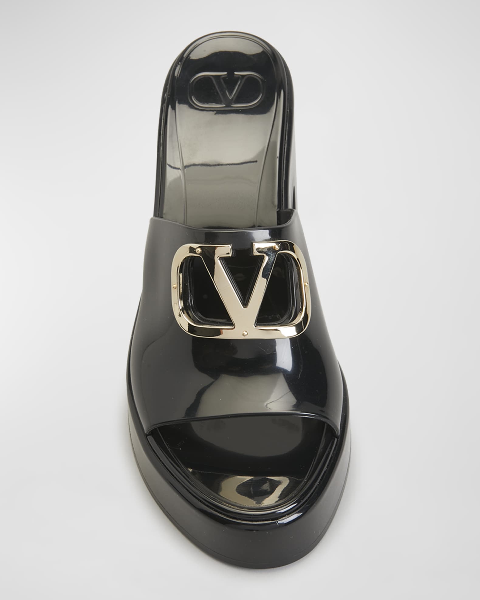Louis Vuitton Sunbath Patent Leather Slides - Black Sandals, Shoes -  LOU425801