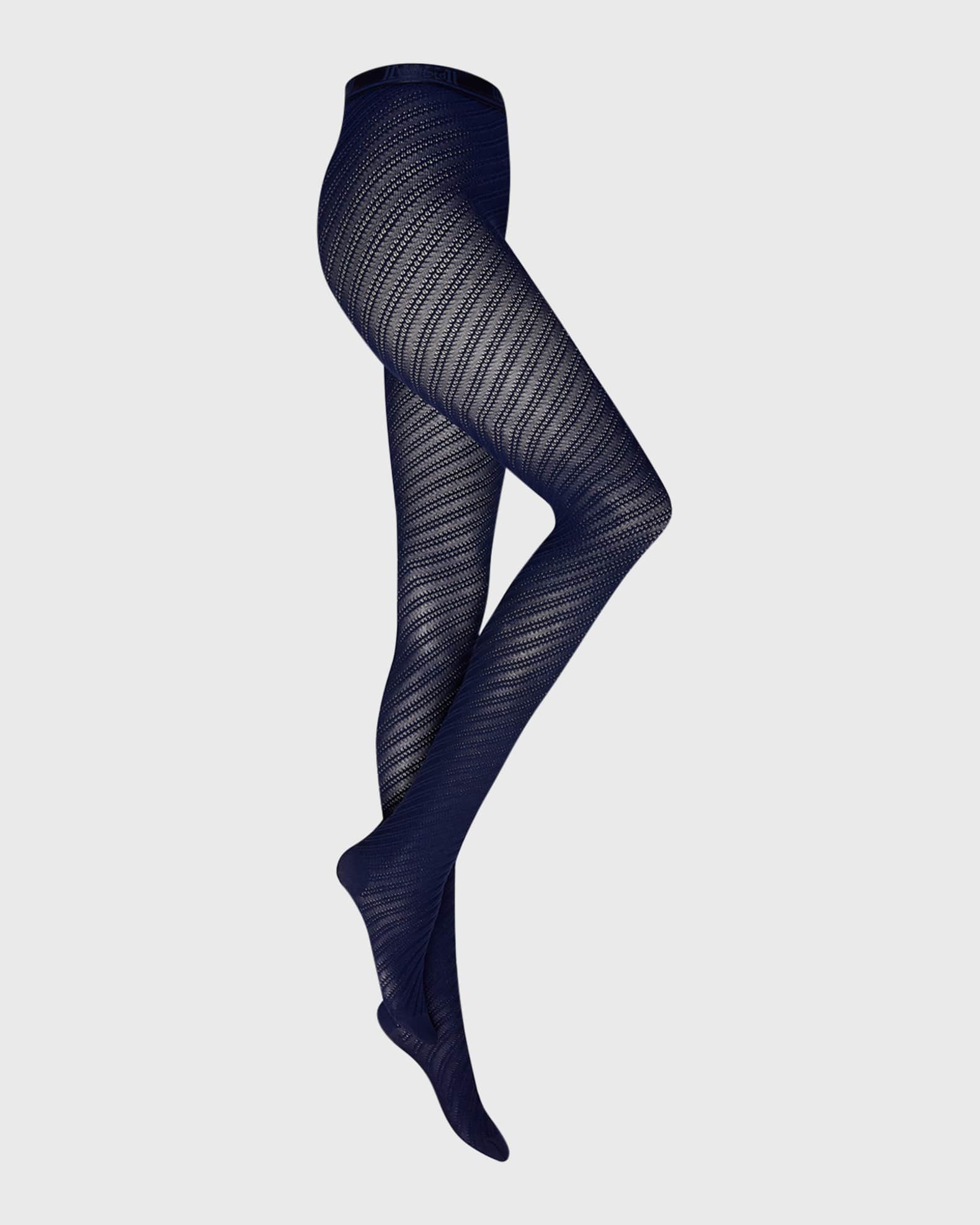 Wolford Geometric Striped Tights Neiman Marcus