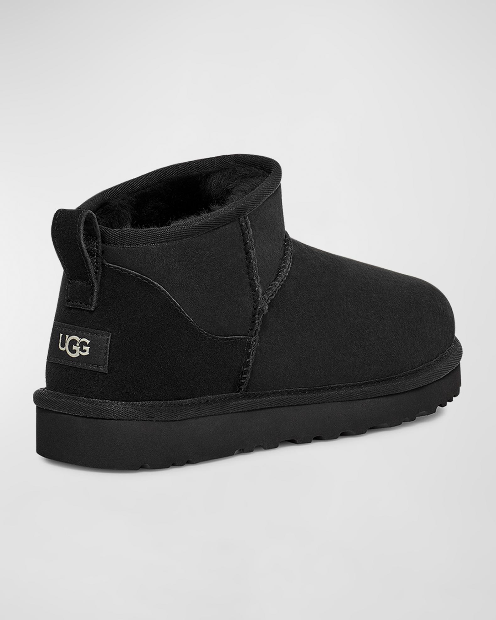 New Mens UGG Classic Ultra Mini Black Suede Lined Boots Shoes Size 8 M Cl Ultra Mini Weather Hybrid for Men | UGG® main image 2