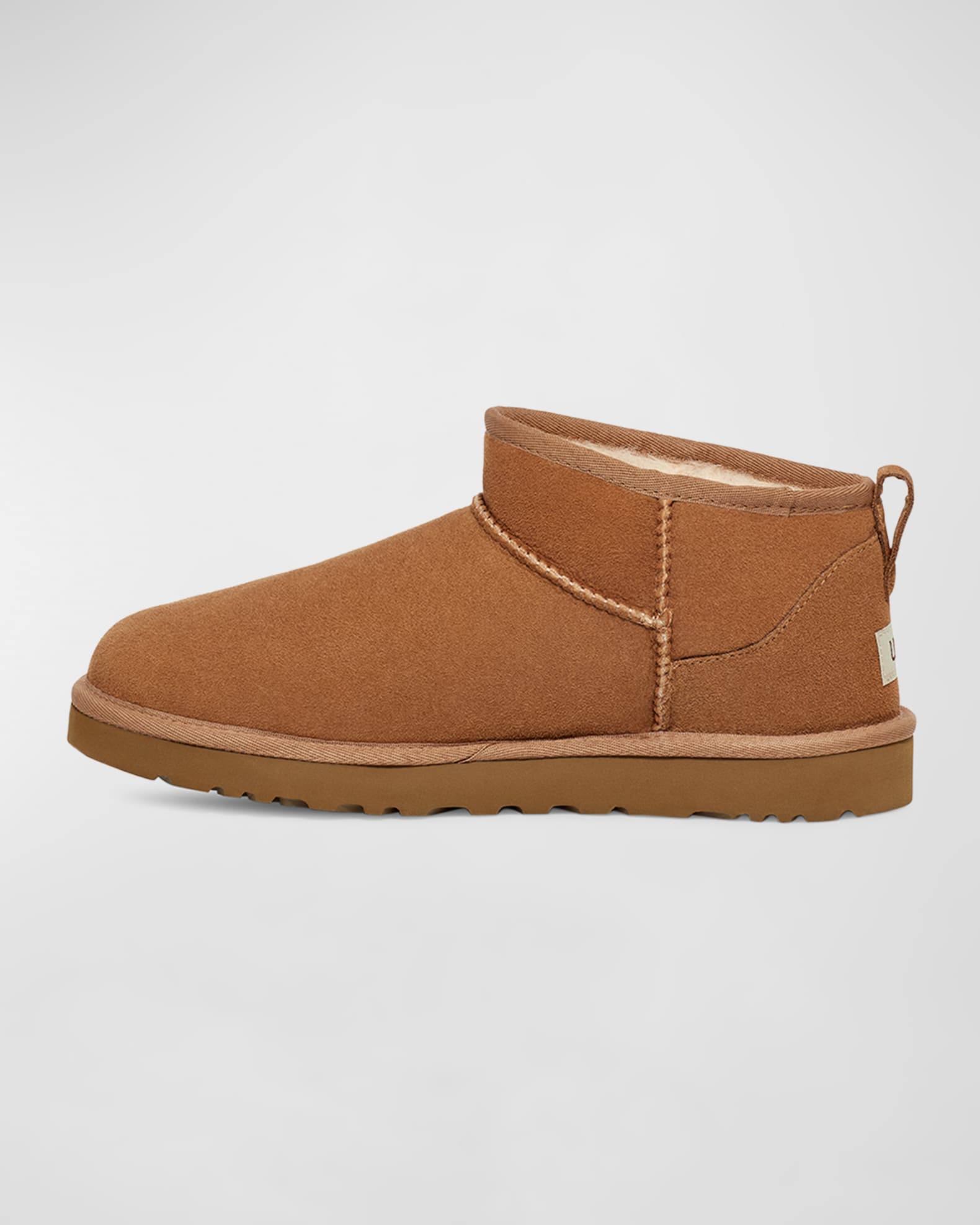 UGG Men's Classic Ultra Mini Leather Ankle Boots | Neiman Marcus