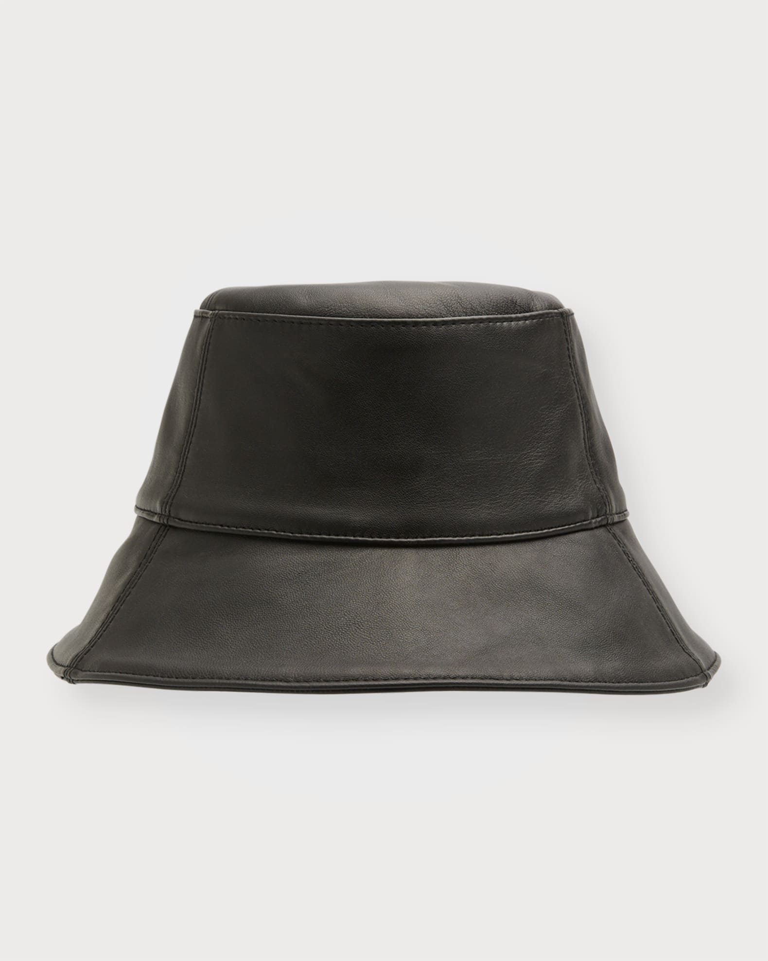 Helen Kaminski Logo Charm Suede Bucket Hat | Neiman Marcus