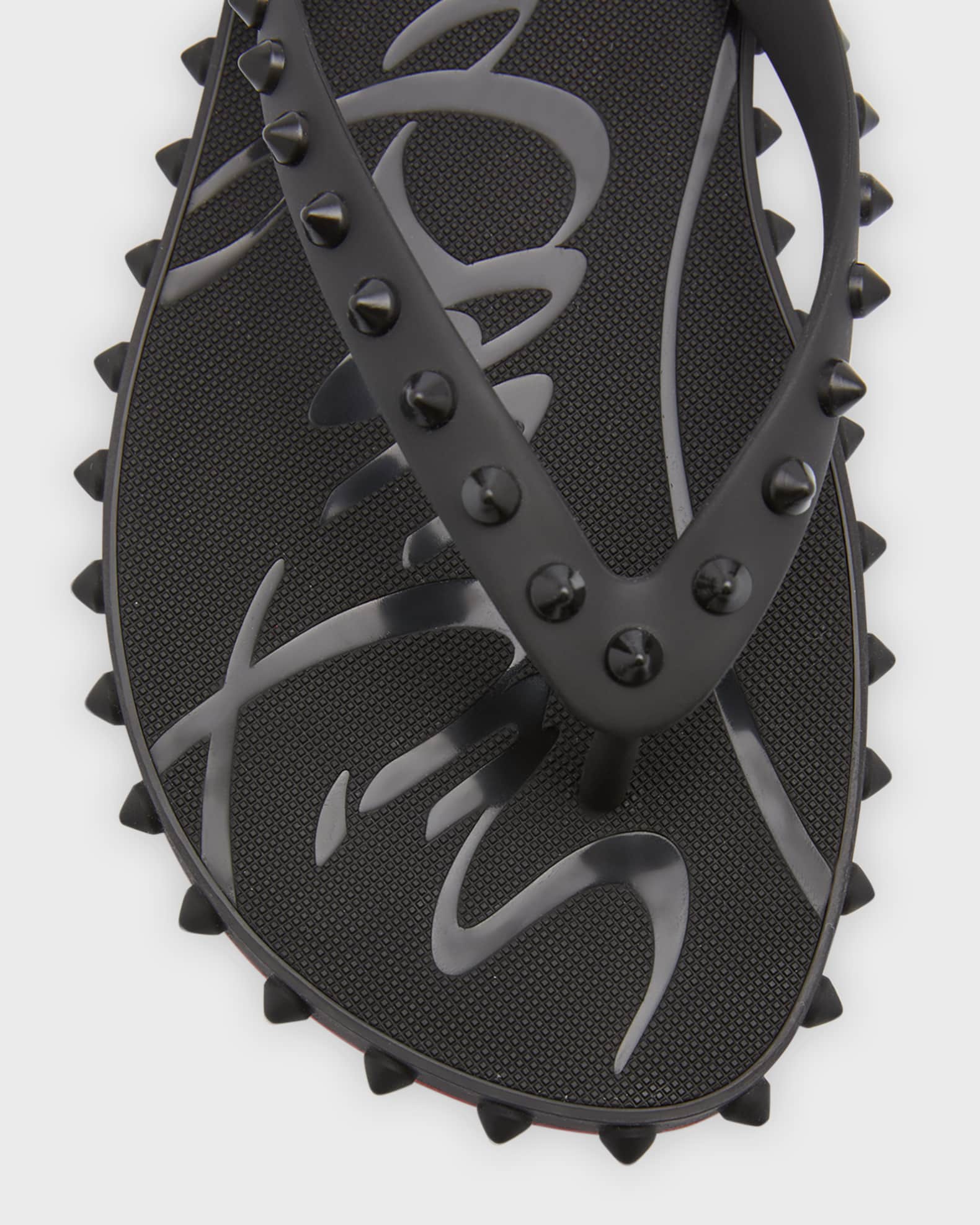 【Christian Louboutin】Loubi Flipスパイク フリップフロップ CHRISTIAN LOUBOUTIN Loubi Flip Spiked Rubber Flip Flops for