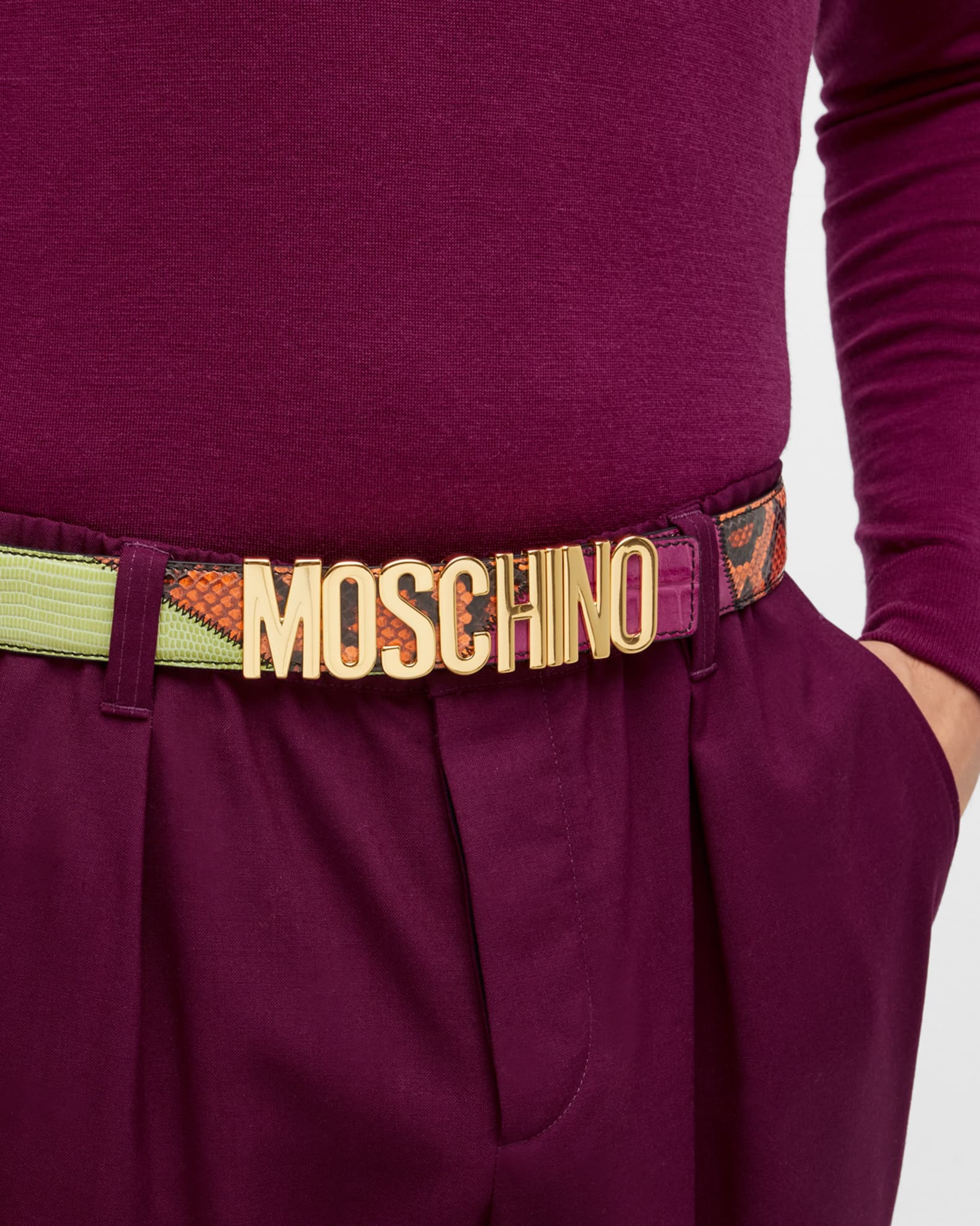 ベルト Moschino Belt With Pearl Adornments Moschino Belt With Pearl Adornments | ModeSens