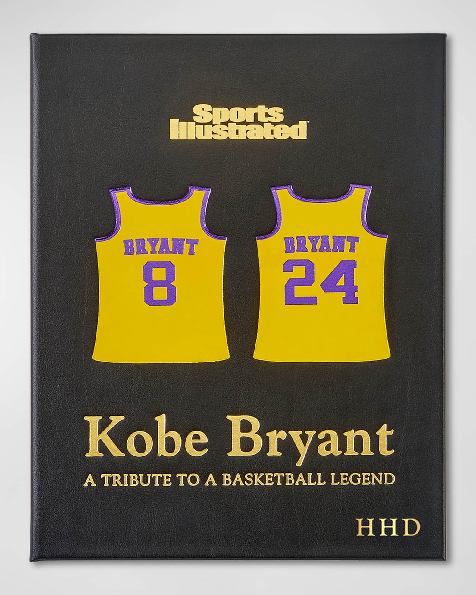 Kobe Bryant: A Tribute To A Basketball Legend Leather Bound Book - Personalized  0