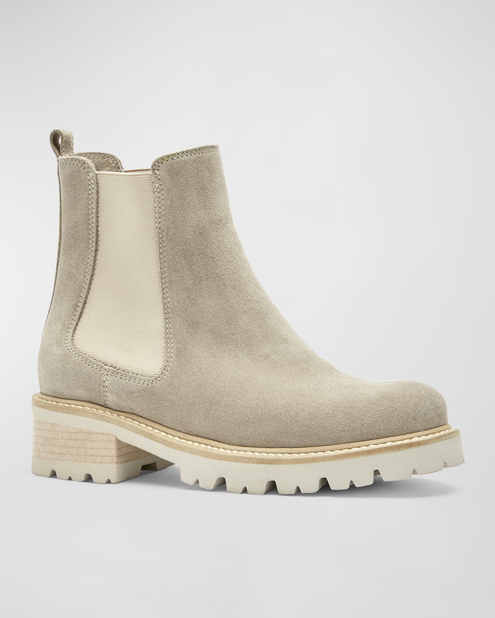 La Canadienne Carla Suede LugSole Chelsea Boots Neiman Marcus