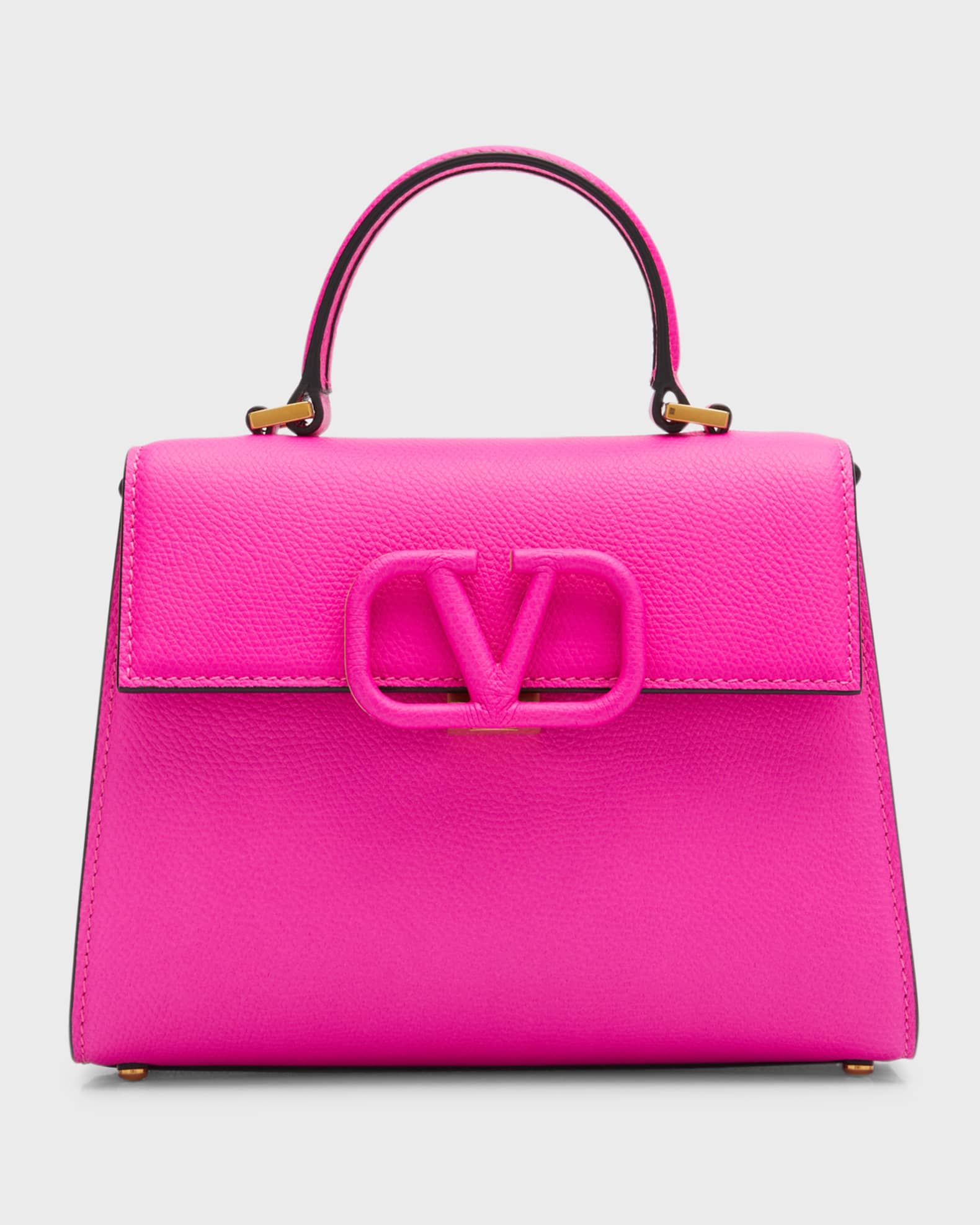 Valentino Garavani VSLING Small Leather TopHandle Bag Neiman Marcus