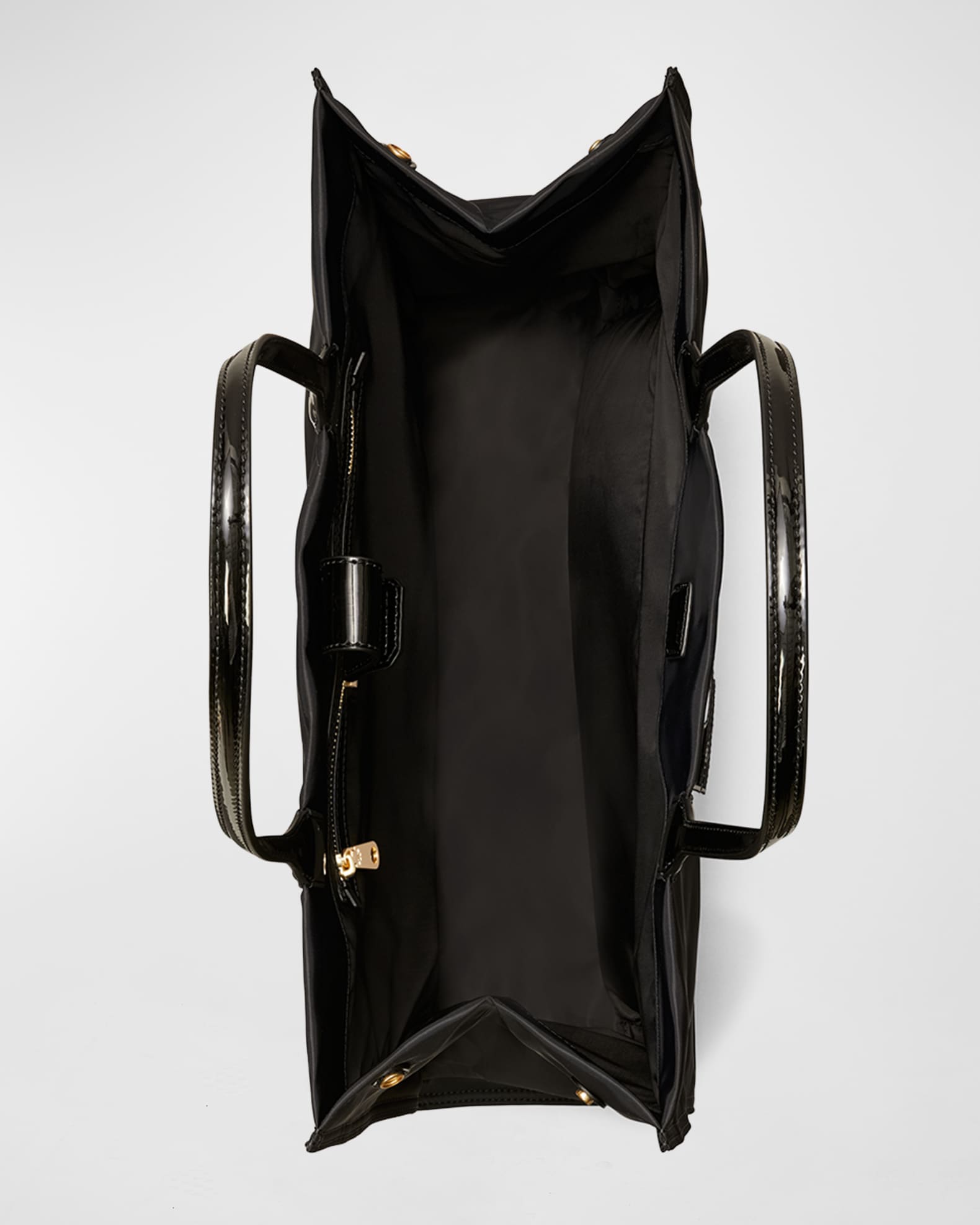 Ella patent nylon tote outlet