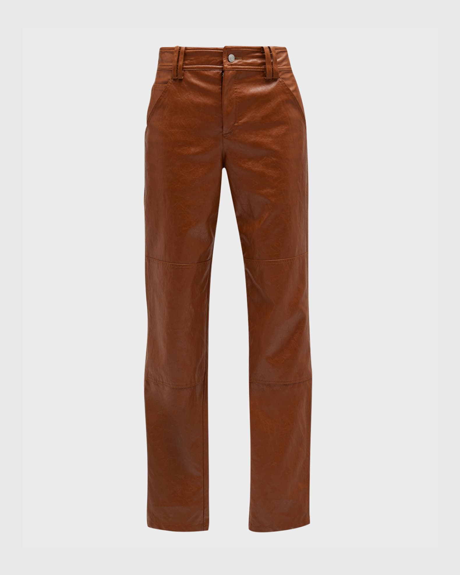 A.L.C. Adan StraightLeg Vegan Leather Pants Neiman Marcus
