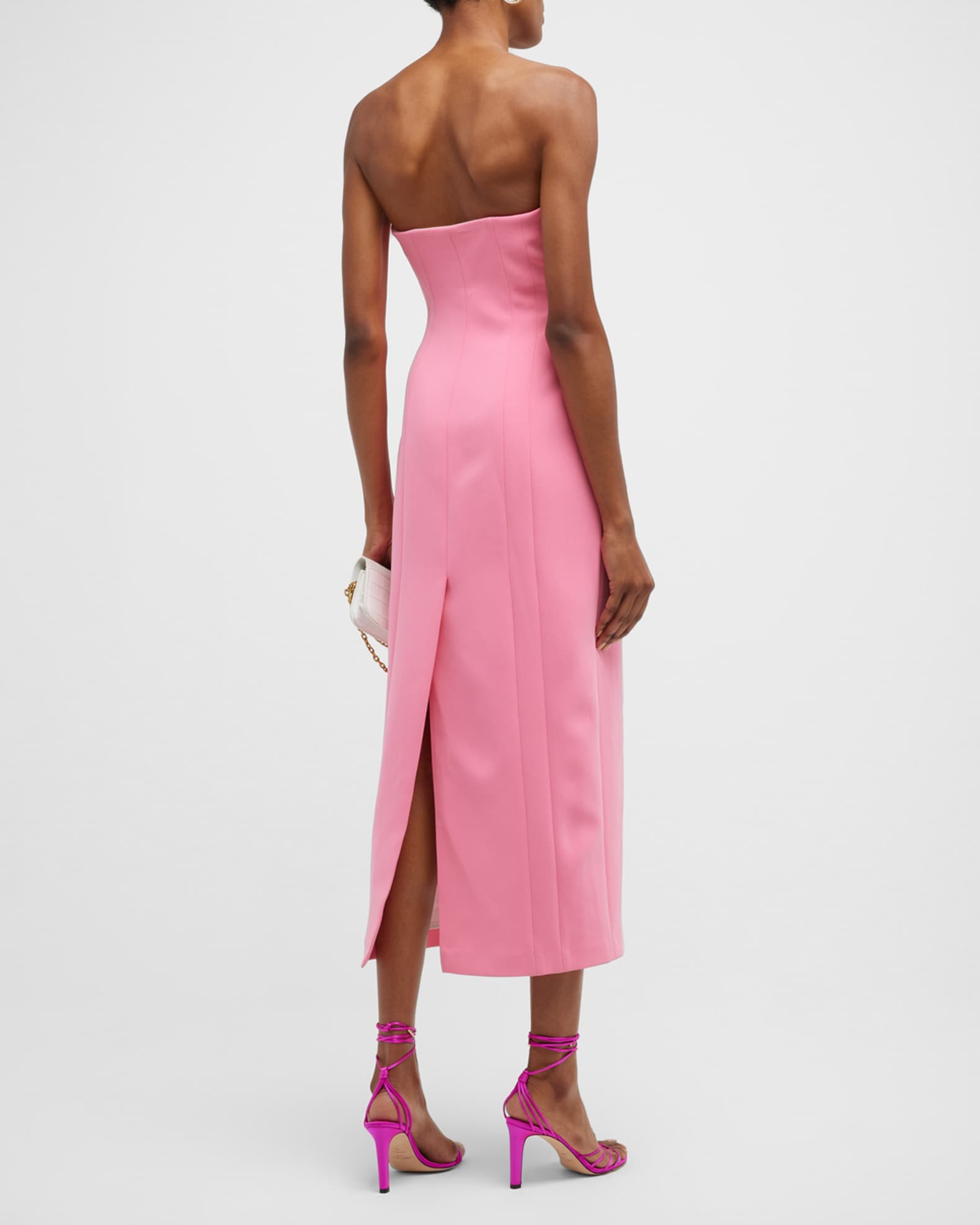 A.L.C. Elizabeth Strapless Midi Dress | Neiman Marcus
