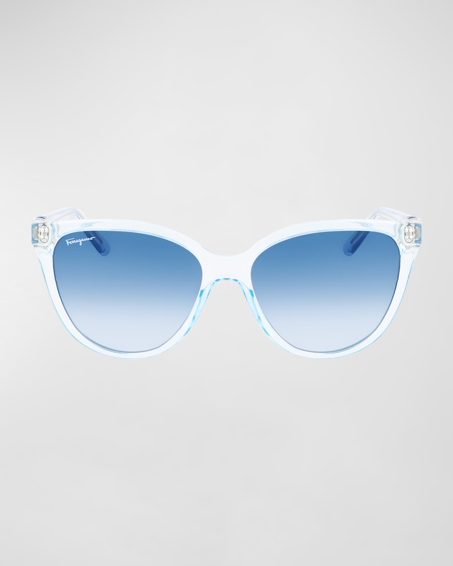 Gancini Injection Plastic Cat-Eye Sunglasses 0