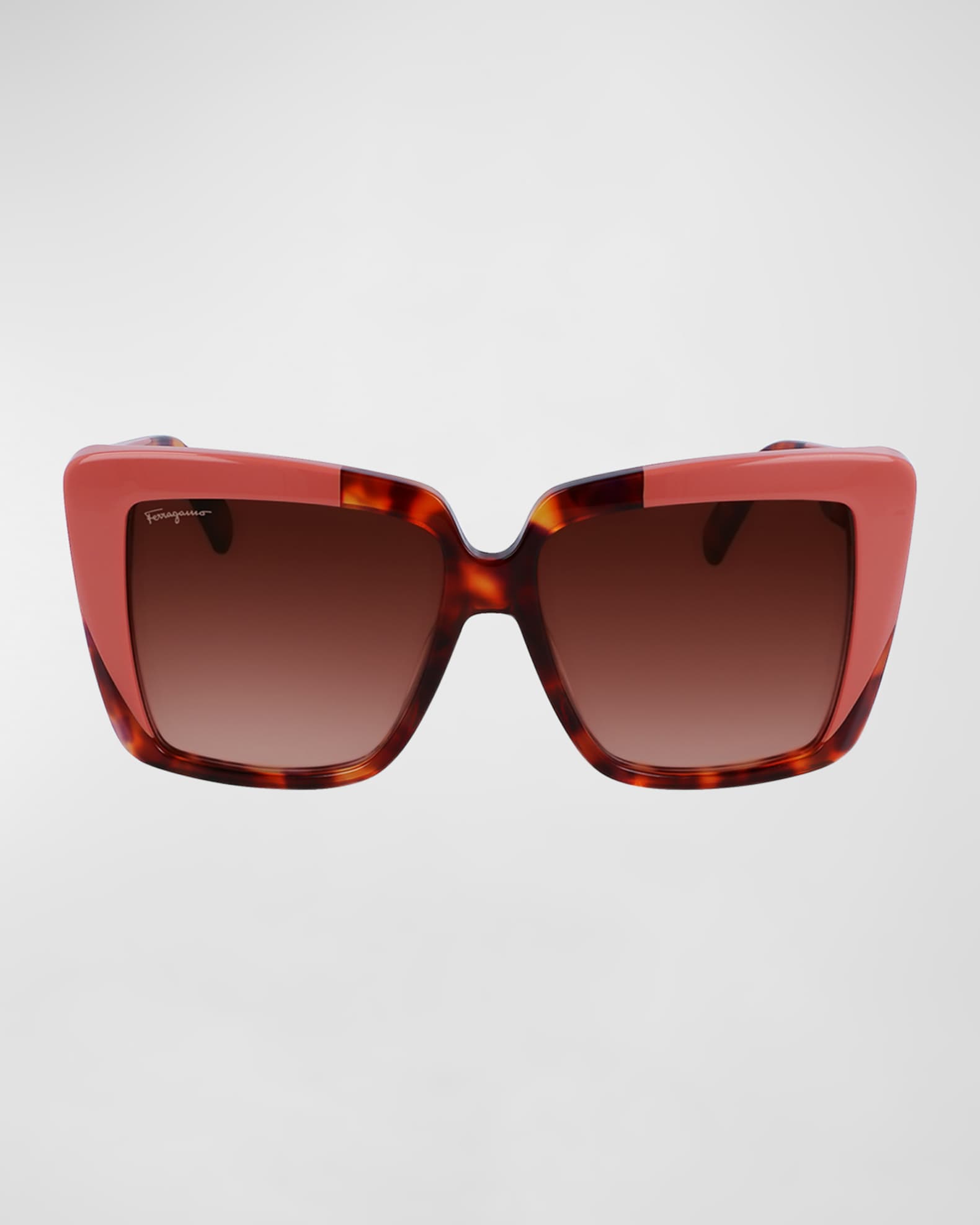 Ferragamo Multicolor Acetate Sunglasses