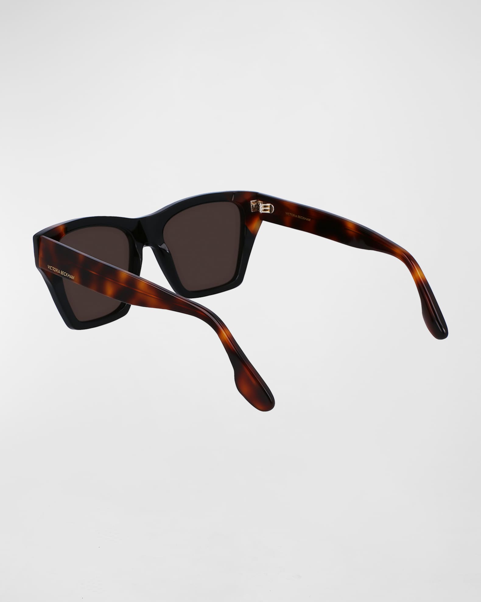 Victoria Beckham Brown Acetate Sunglasses