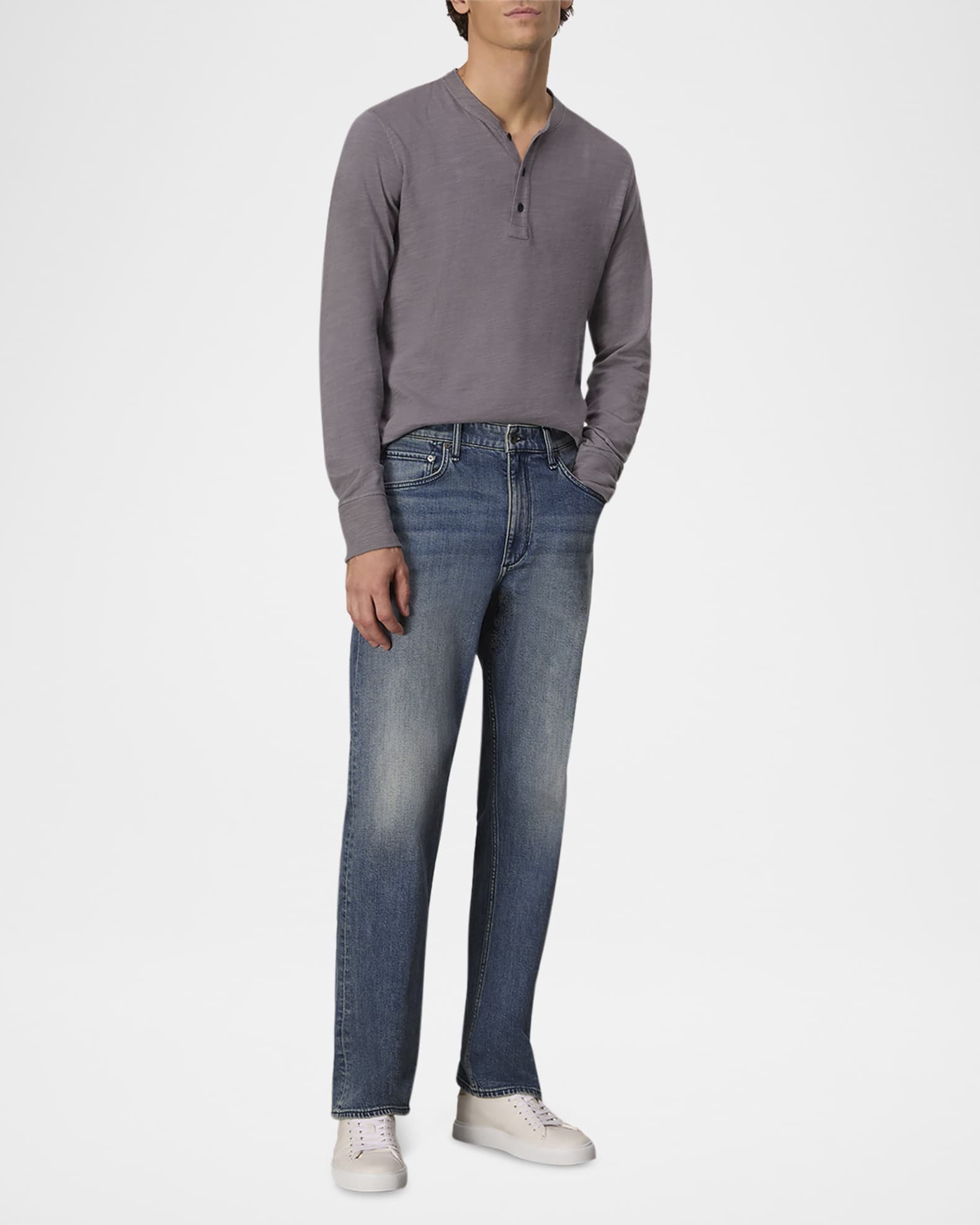 Men's Classic Flame Henley Shirt 1