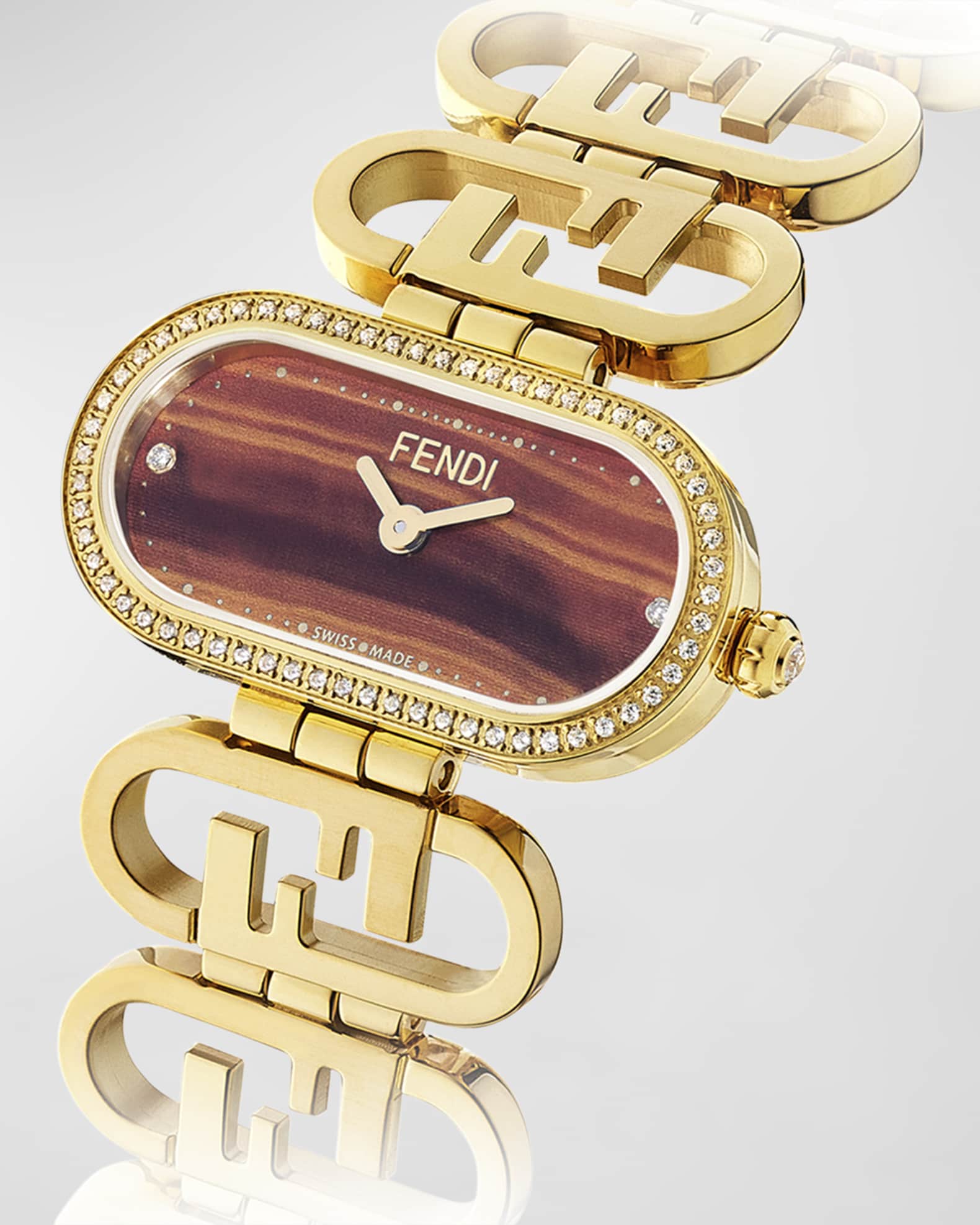 ★ご購入前に在庫確認★ レアFENDI O'Lock Diamond Ladies Watch ☆ご購入前に在庫確認☆ レアFENDI O'Lock Diamond Ladies Watch