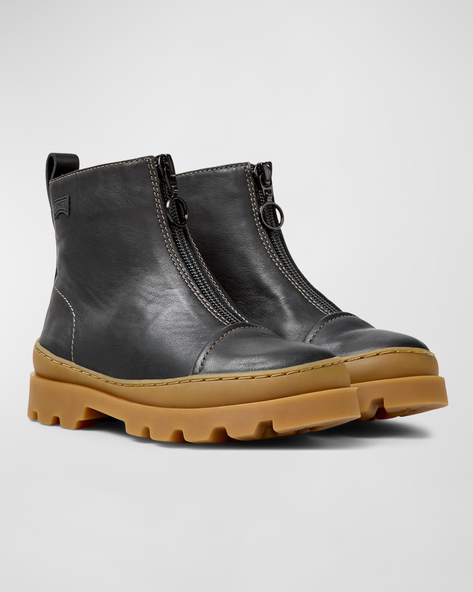 Toddler leather ankle boots clearance