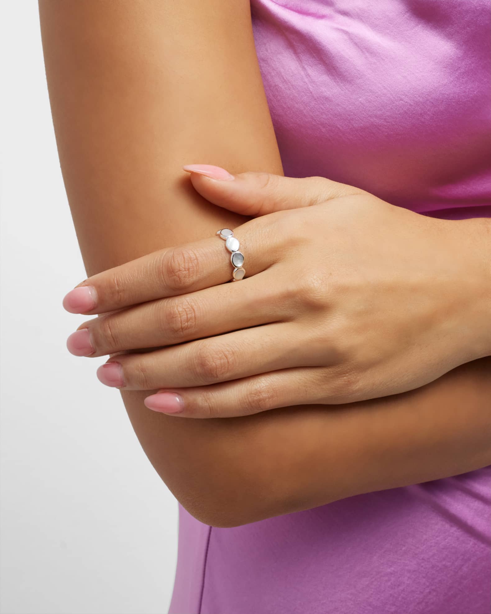 All-Around Tiny Ovals Ring in Sterling Silver 1