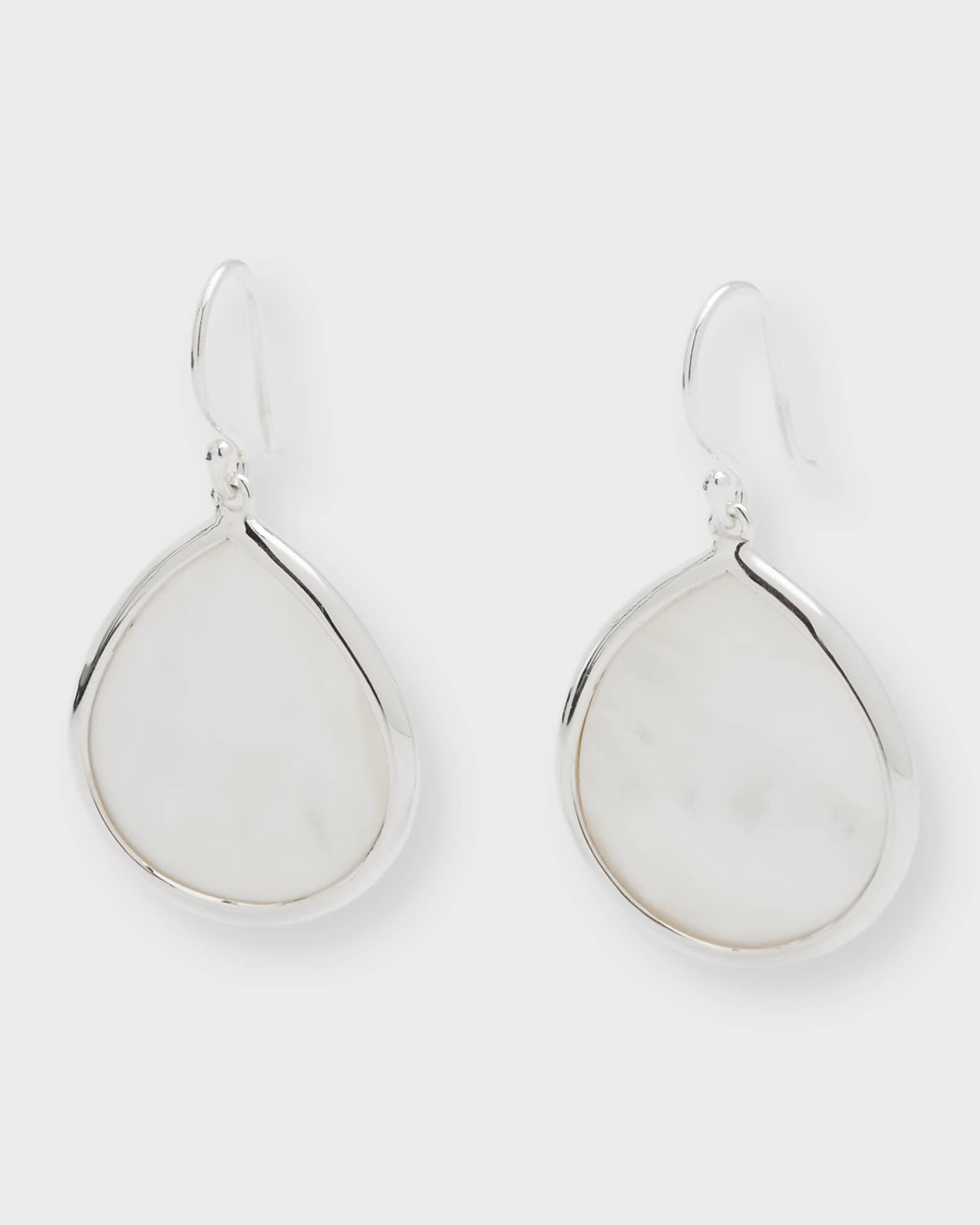 Small Teardrop Earrings in Sterling Silver 0