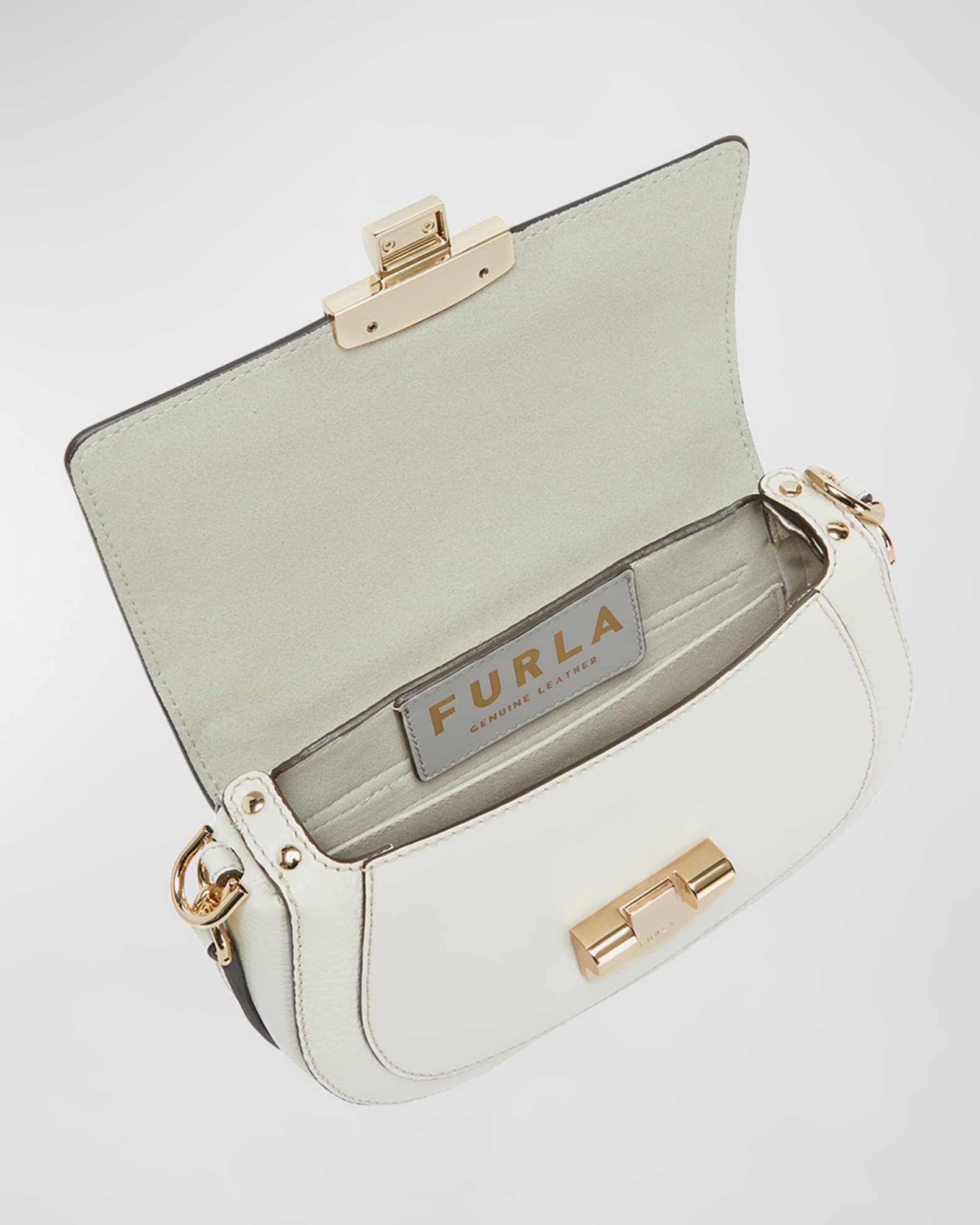 Furla Club Saddle Leather Crossbody Bag Neiman Marcus