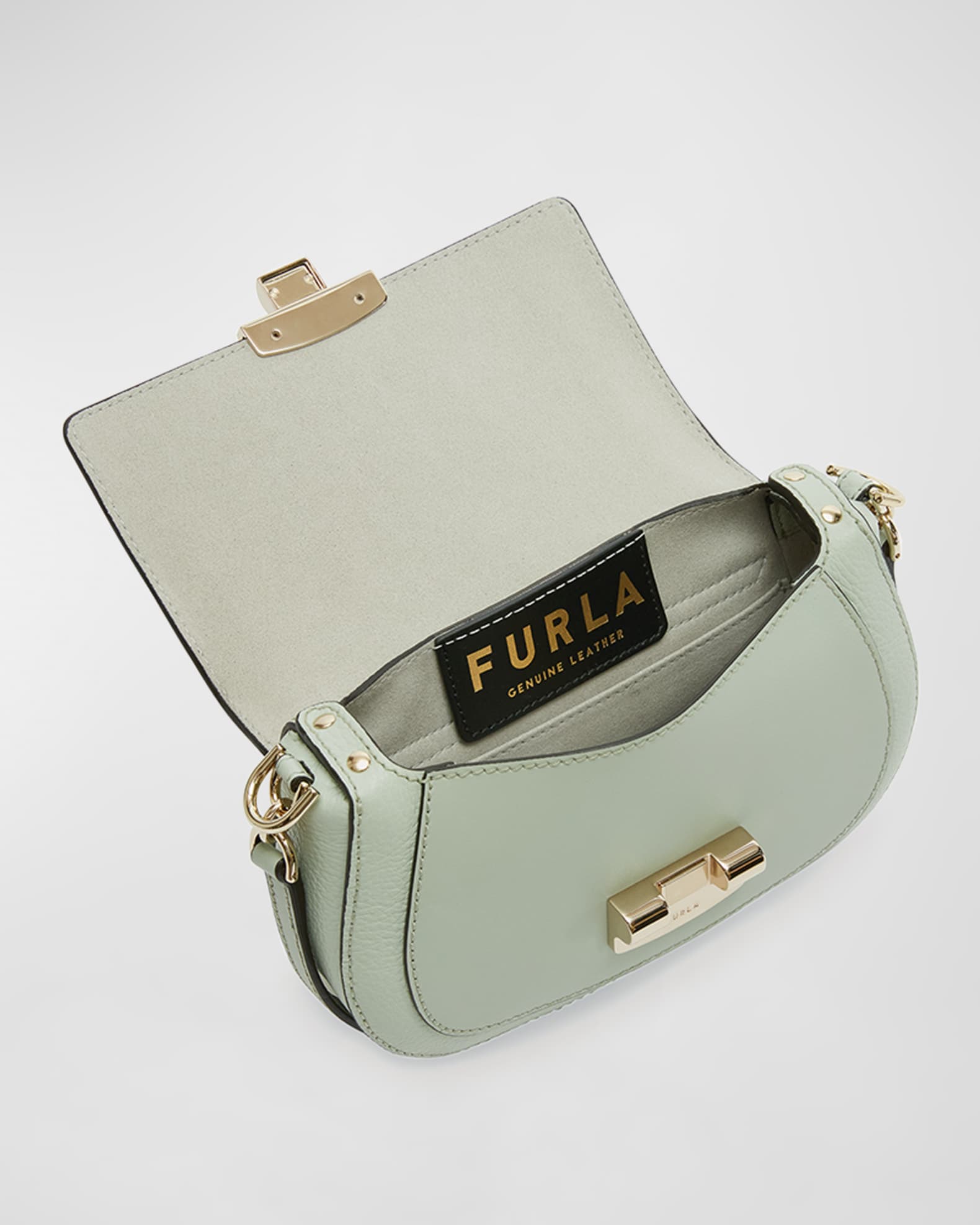 Furla Club Saddle Leather Crossbody Bag Neiman Marcus