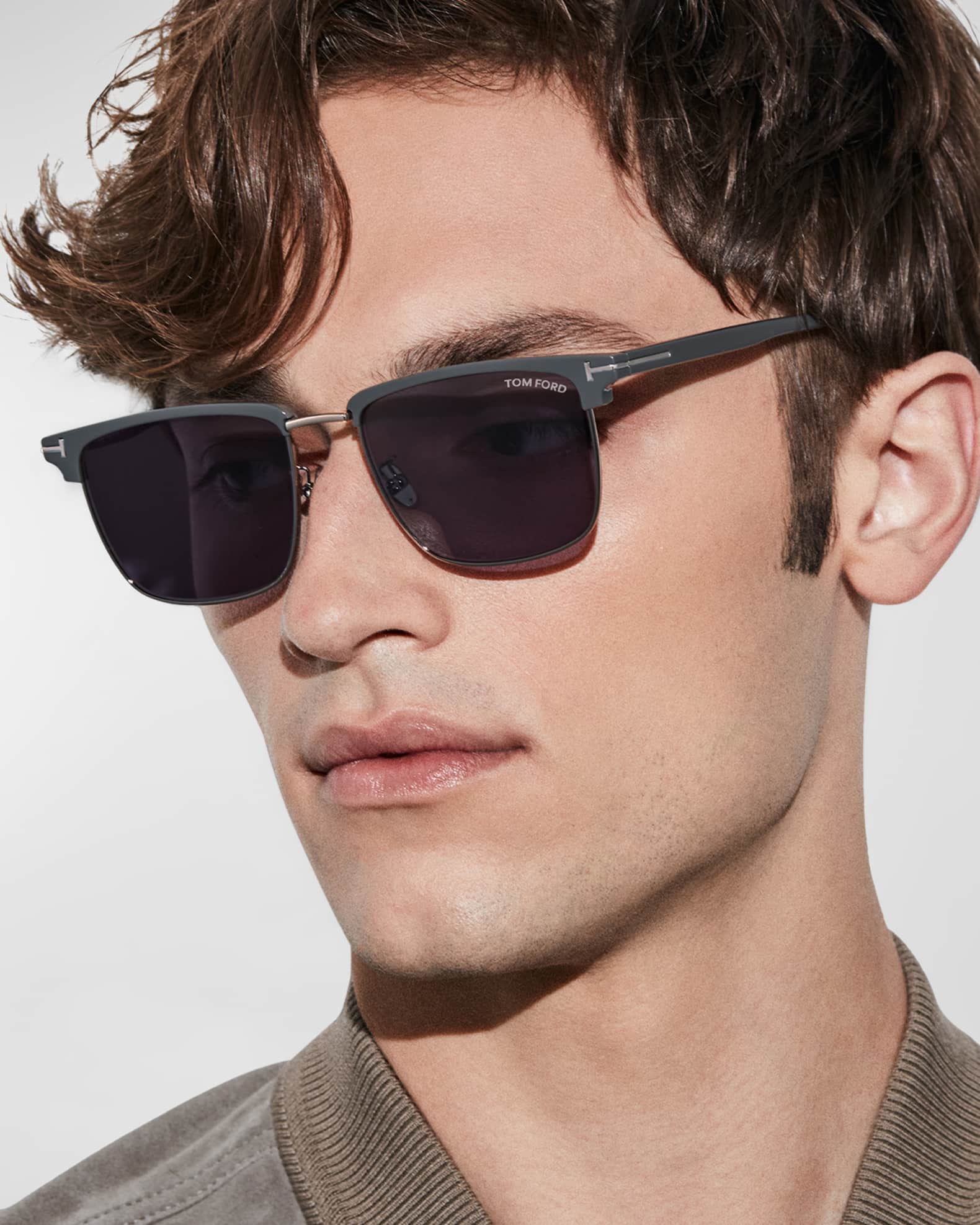 Tom ford half rim sunglasses clearance