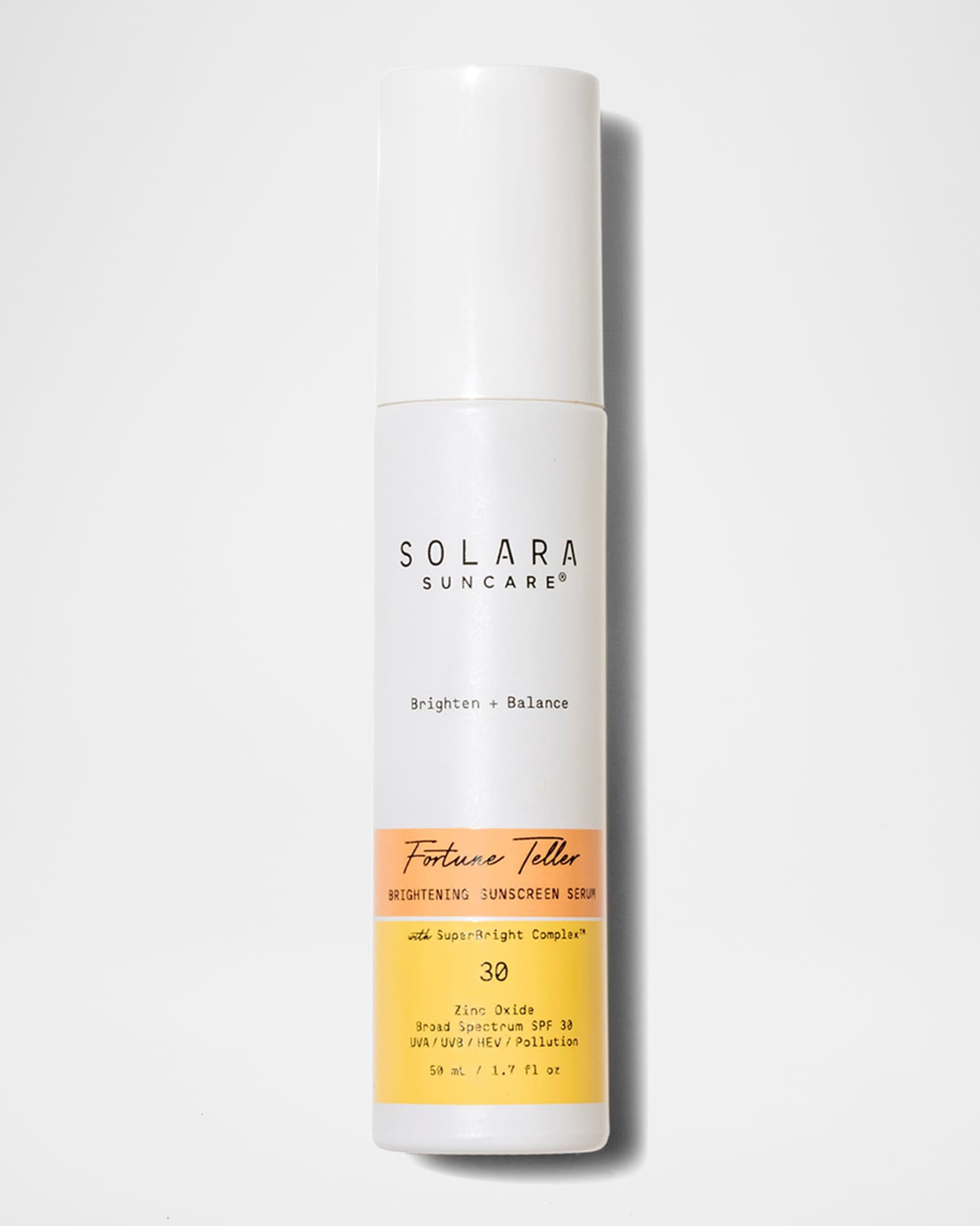 Solara Suncare Fortune Teller Brightening Mineral Sunscreen Serum SPF 30 , 1.7 oz.